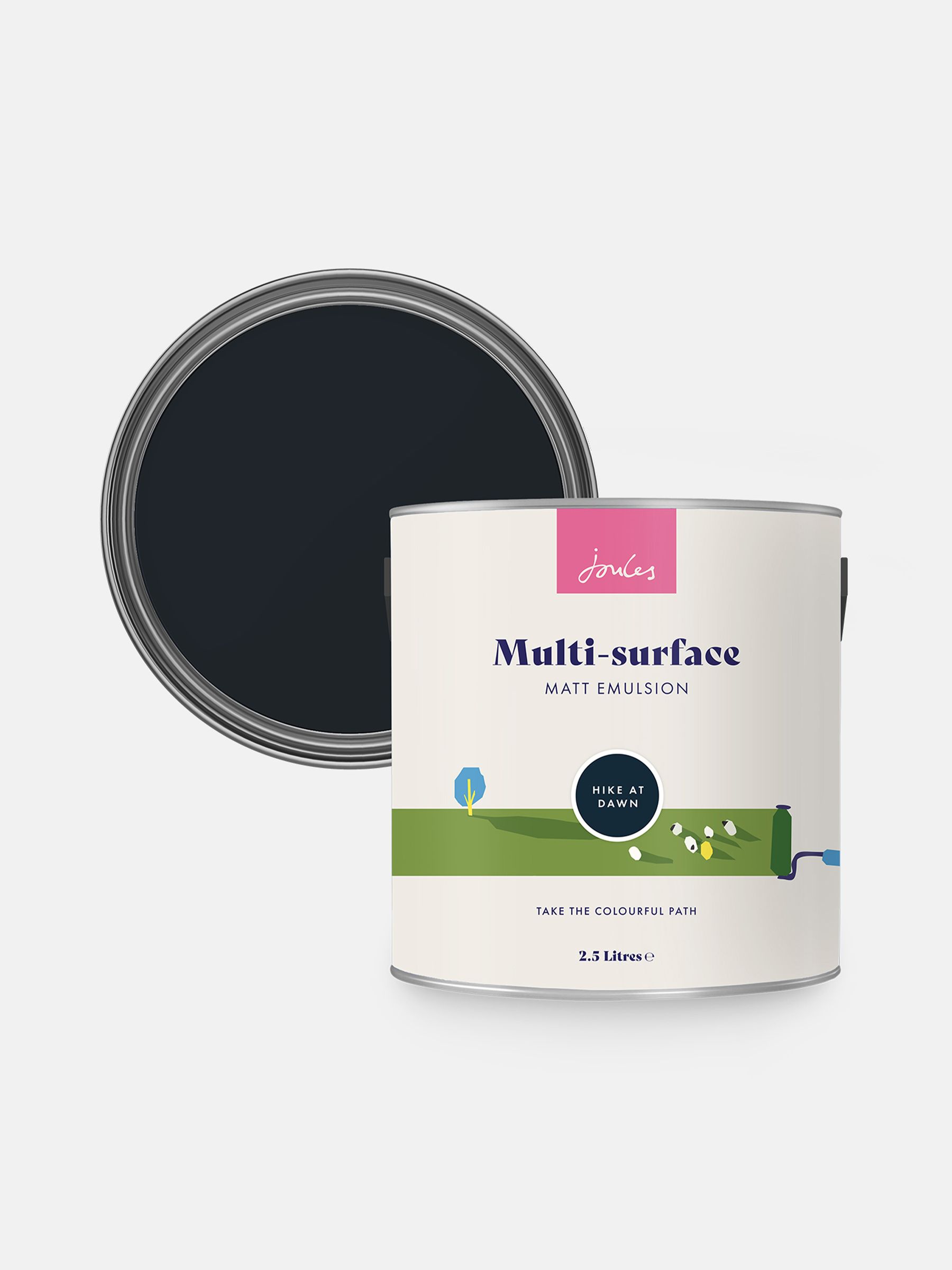 Blue Multi Surface Matt Emulsion 2.5L Paint - Image 4 of 4