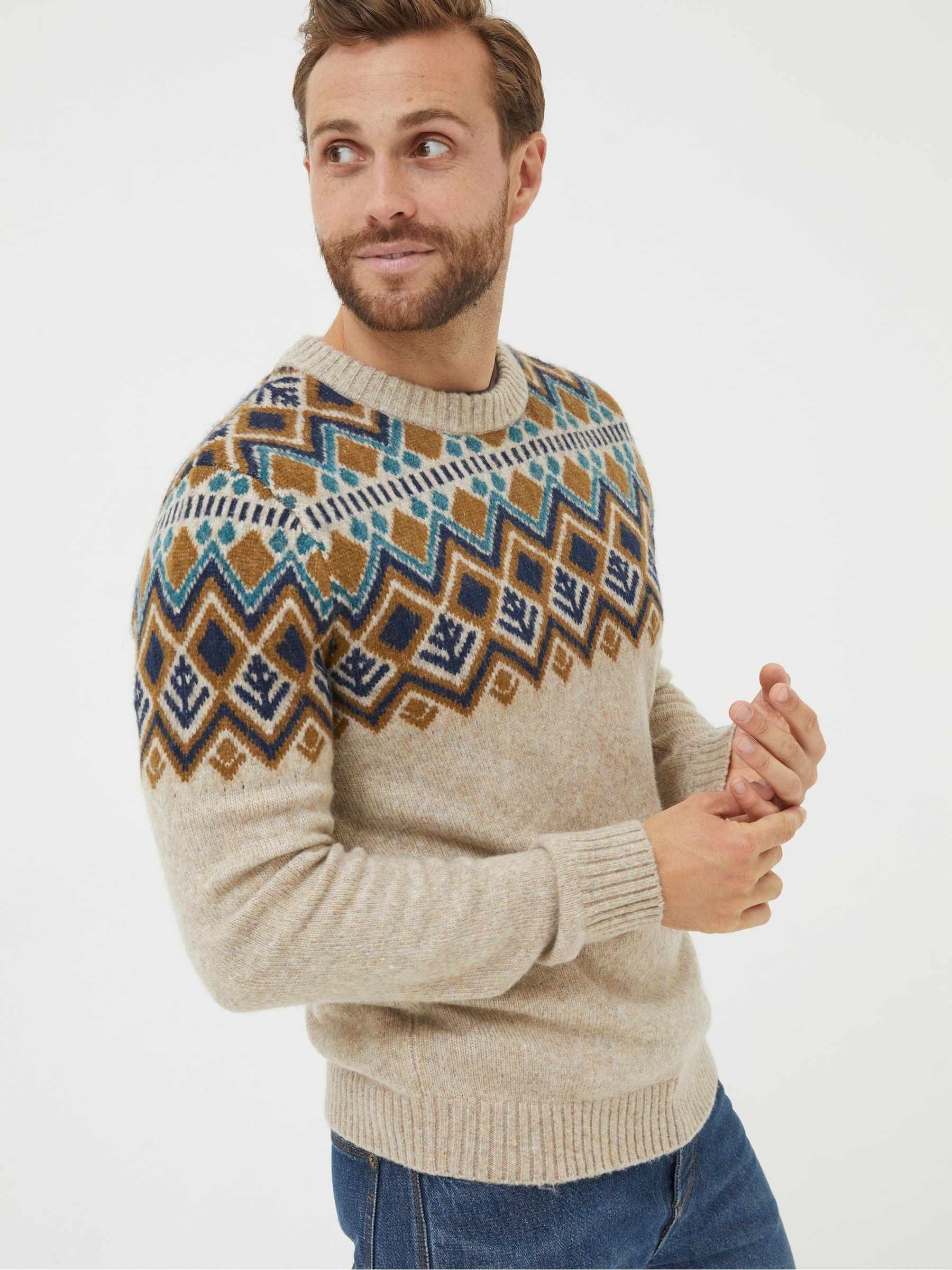 Natural Ives Crew Jumper - Image 1 of 5