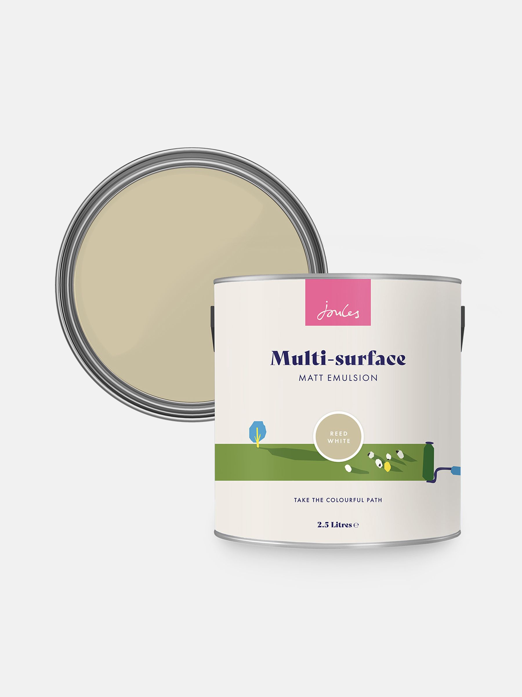 Reed White Multi Surface Matt Emulsion 2.5L Paint - Image 3 of 4