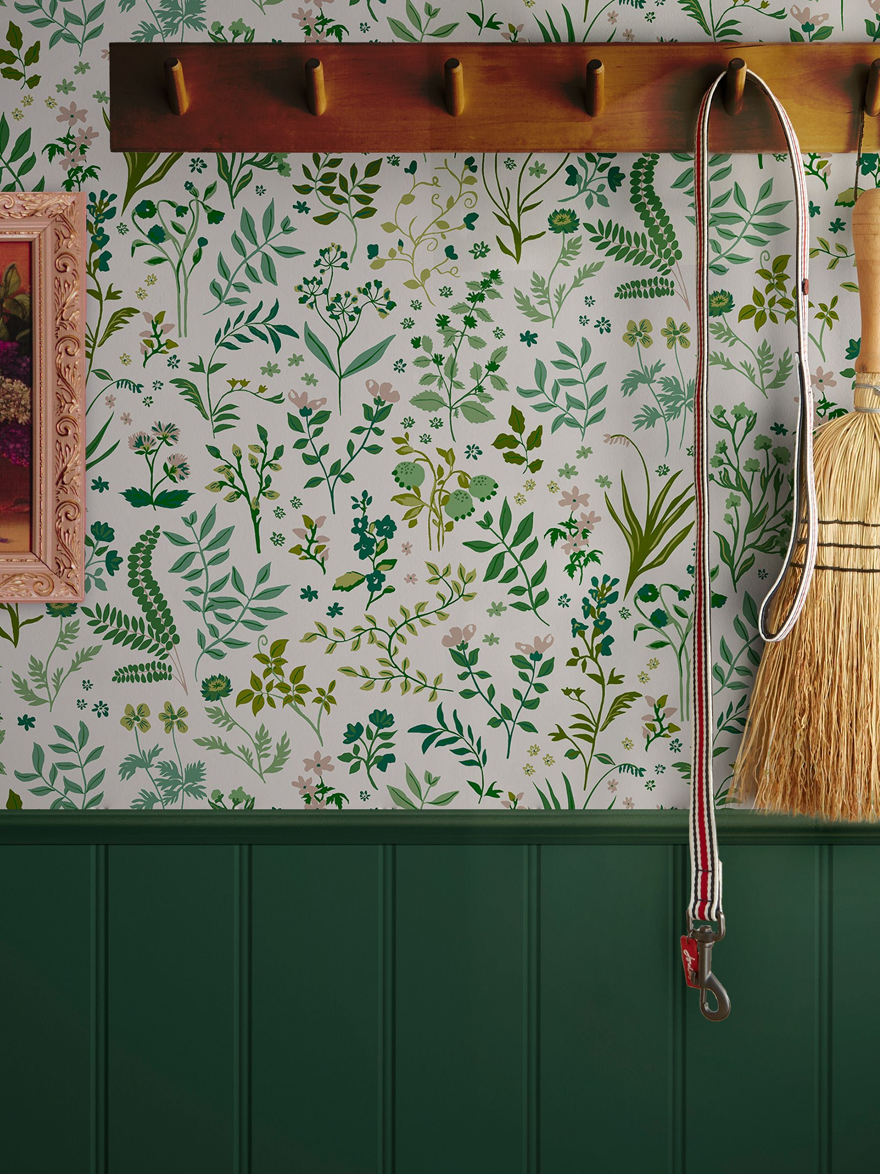 Cream Holcombe Floral Wallpaper - Image 1 of 4 Cream Holcombe Floral Wallpaper - Image 1 of 4