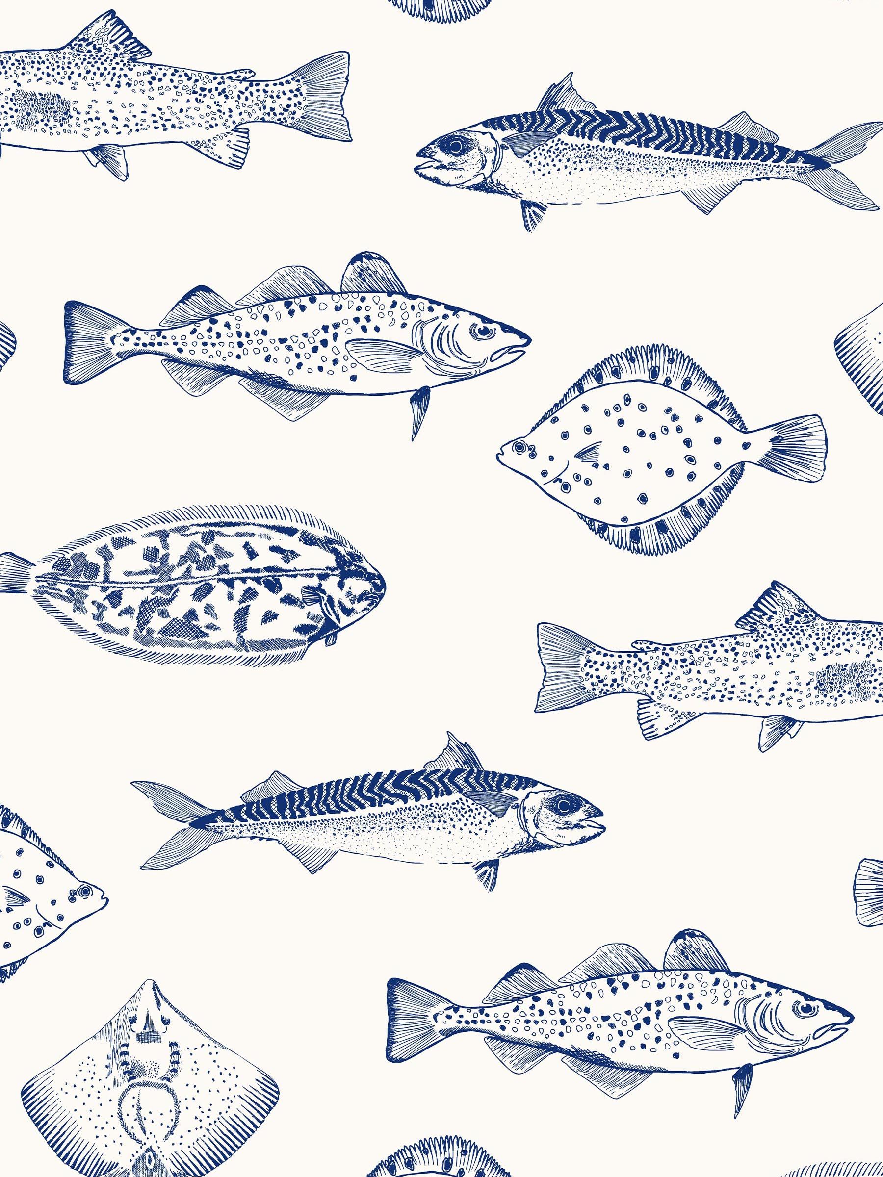 Coast Blue Name The Plaice 10M Wallpaper - Image 2 of 5
