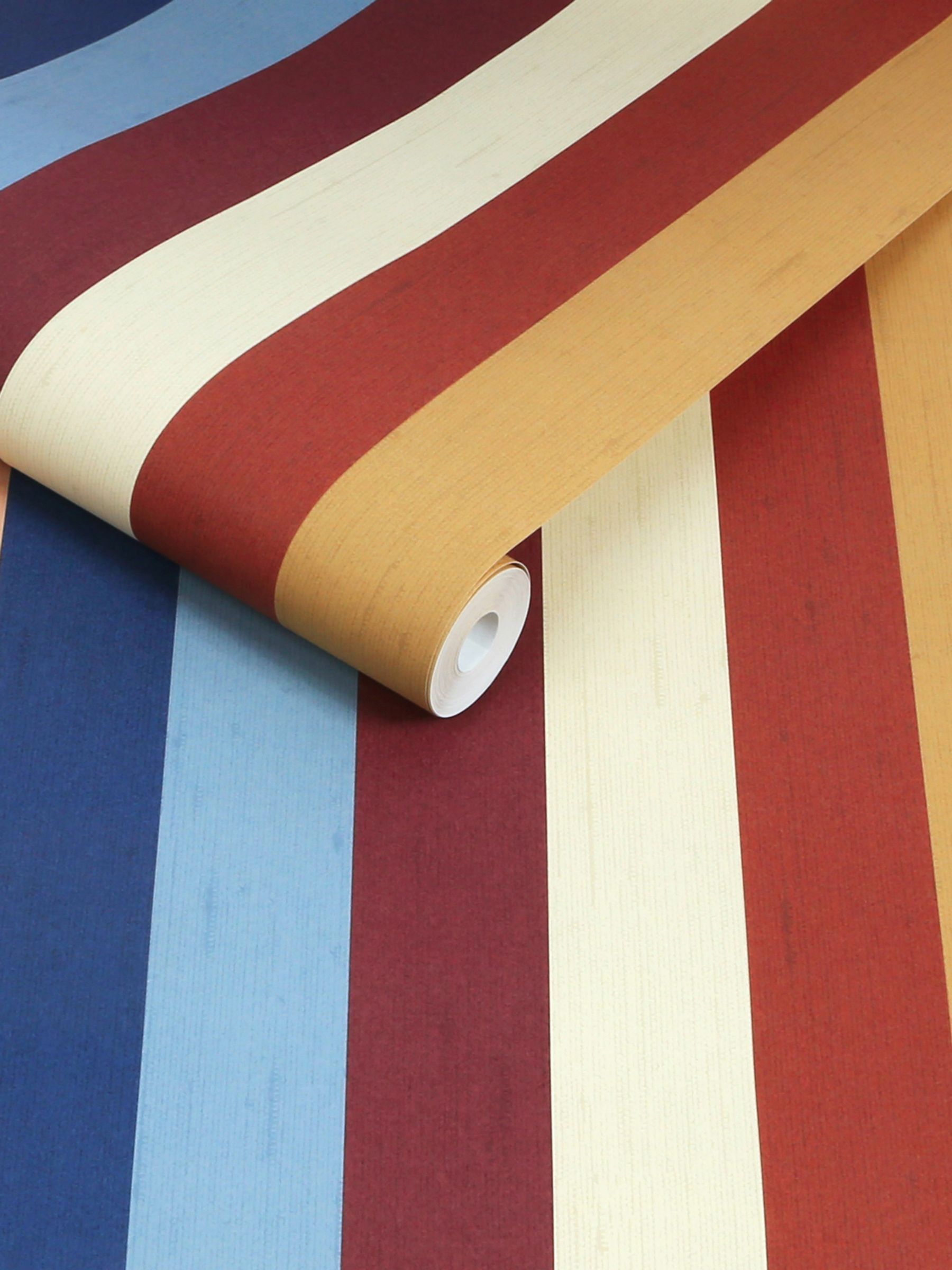 Multi Heritage Stripe 10M Wallpaper - Image 3 of 5
