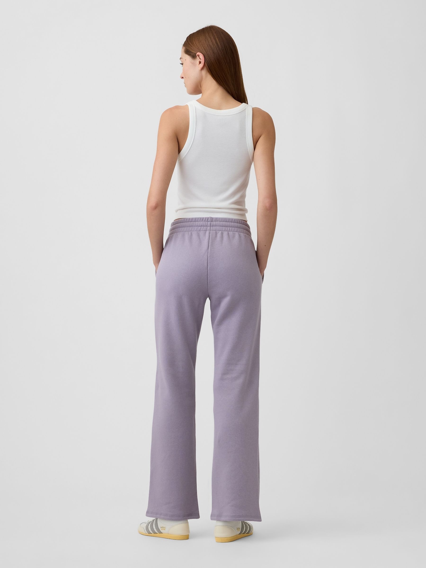Lilac Purple Logo Straight Joggers - Image 2 of 5