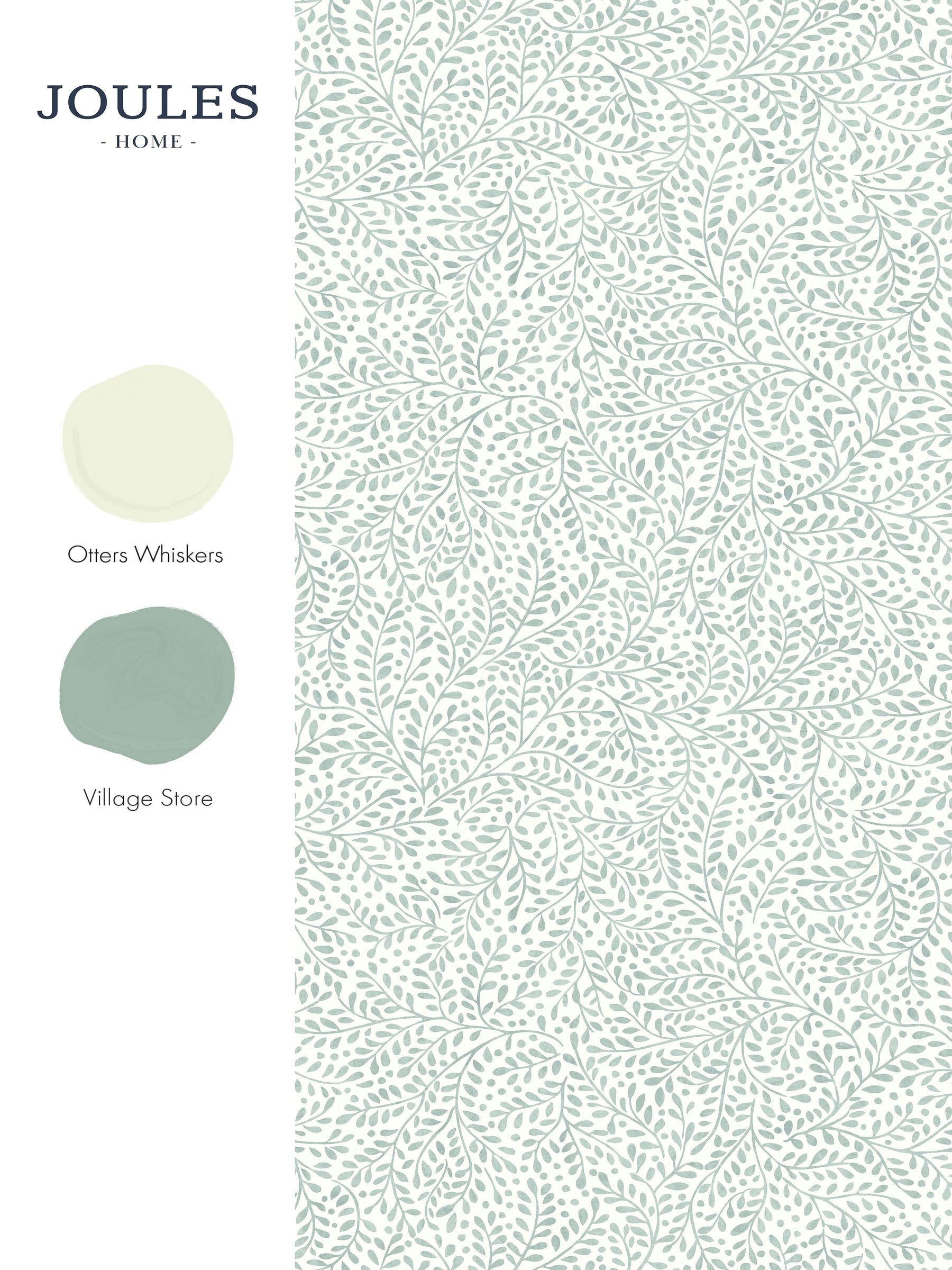 Duck Egg Blue Heritage Stripe 10M Wallpaper - Image 5 of 5