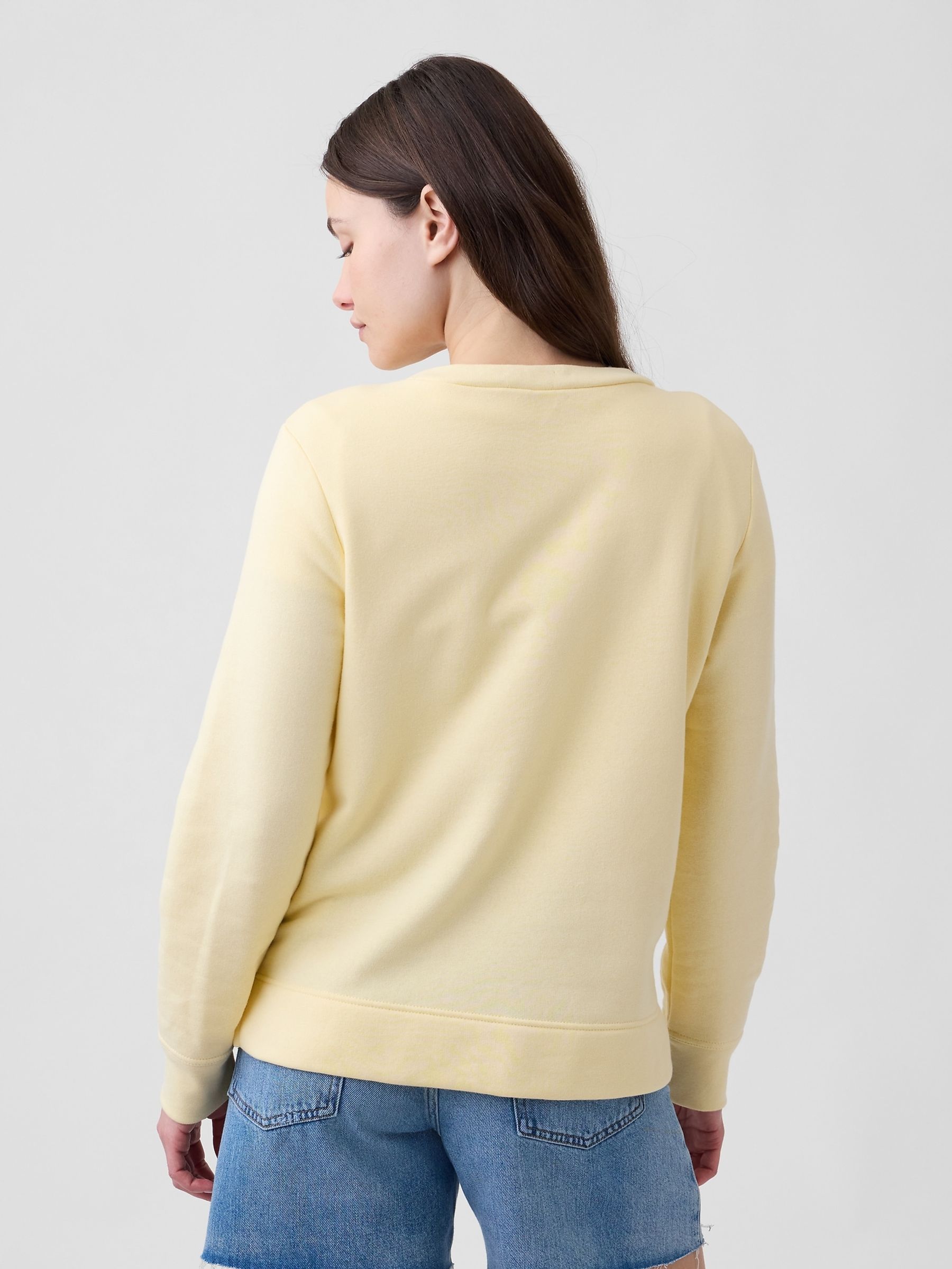 Yellow Relaxed Gap Logo Sweatshirt - Image 2 of 5