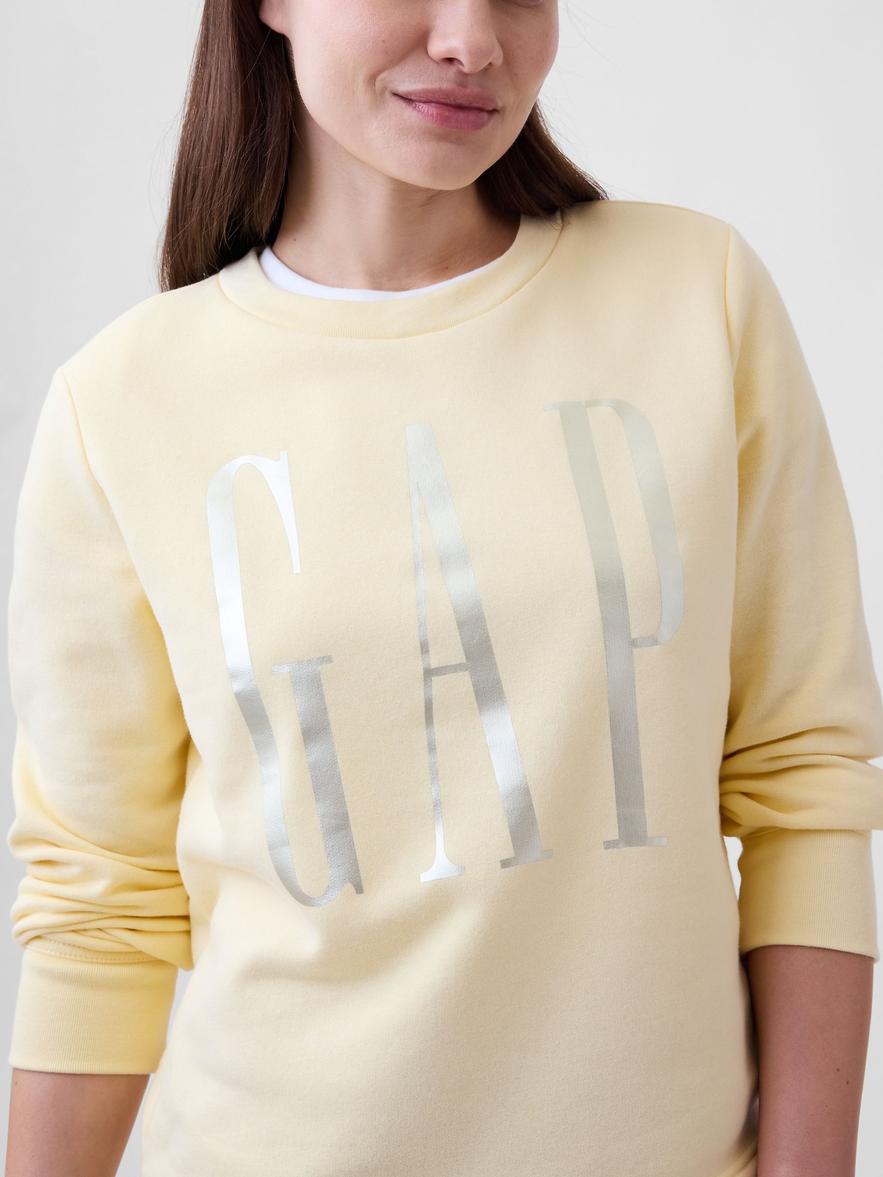 Yellow Relaxed Gap Logo Sweatshirt - Image 4 of 5
