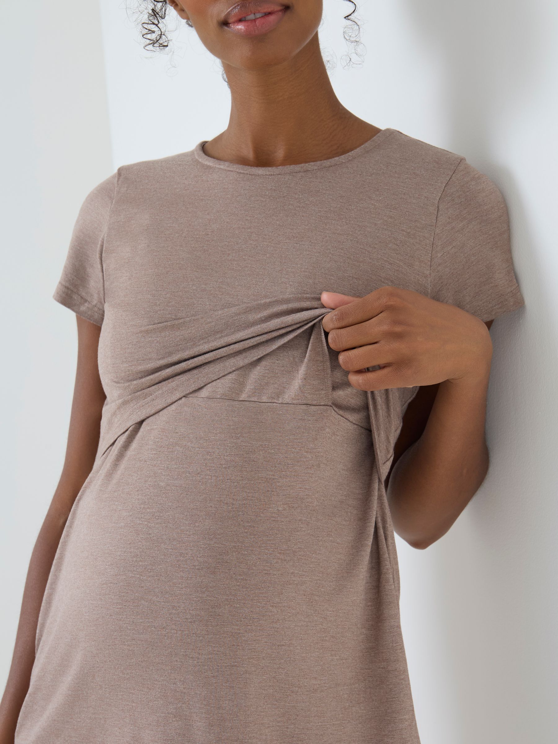 Oatmeal Marl 3-Piece Maternity & Nursing Bundle Set - Image 5 of 5 Oatmeal Marl 3-Piece Maternity & Nursing Bundle Set - Image 5 of 5