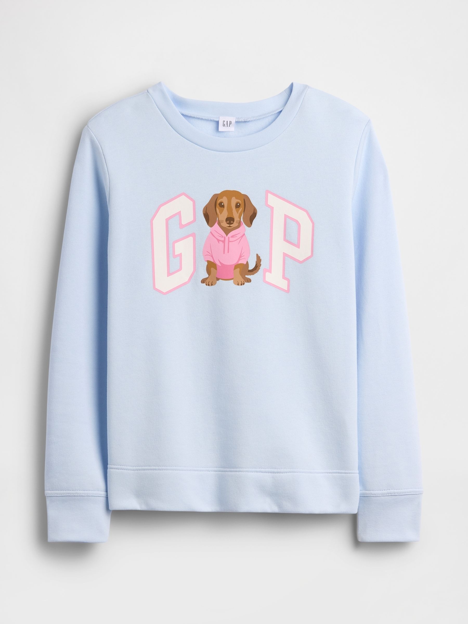 Blue/Pink Relaxed Gap Logo Sweatshirt - Image 5 of 5