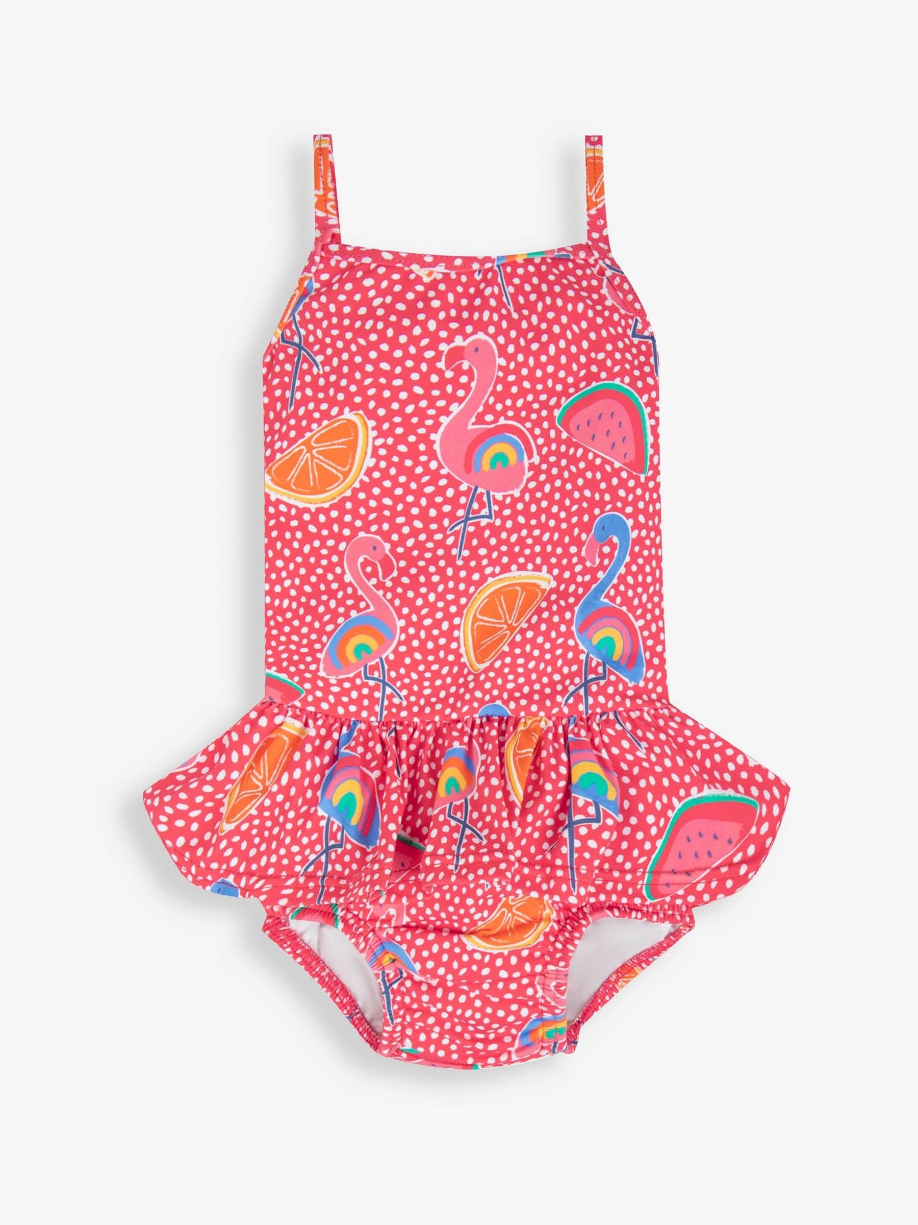 Pink Flamingo Swimsuit with Integral Nappy - Image 5 of 6