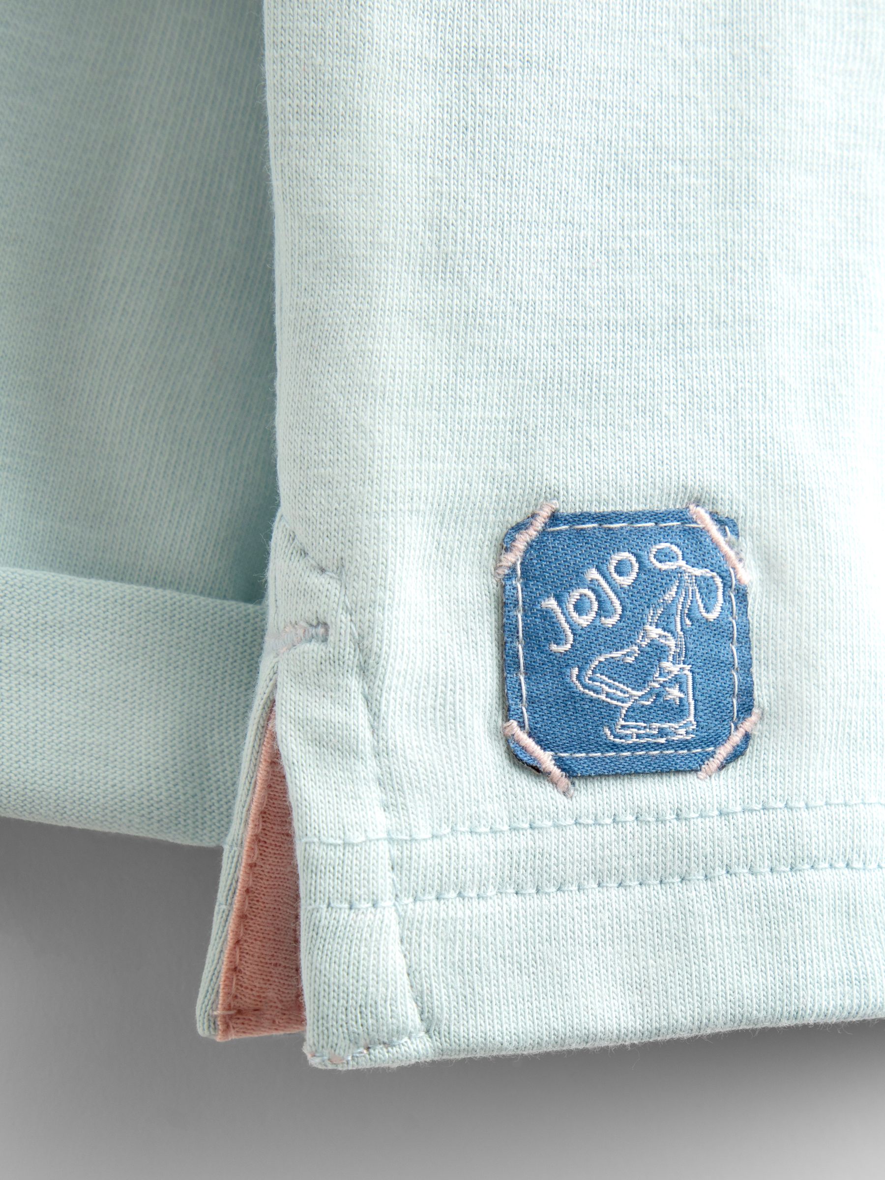 Light Blue Snow globe Dropped Shoulder Appliqué Top - Image 4 of 4 Light Blue Snow globe Dropped Shoulder Appliqué Top - Image 4 of 4