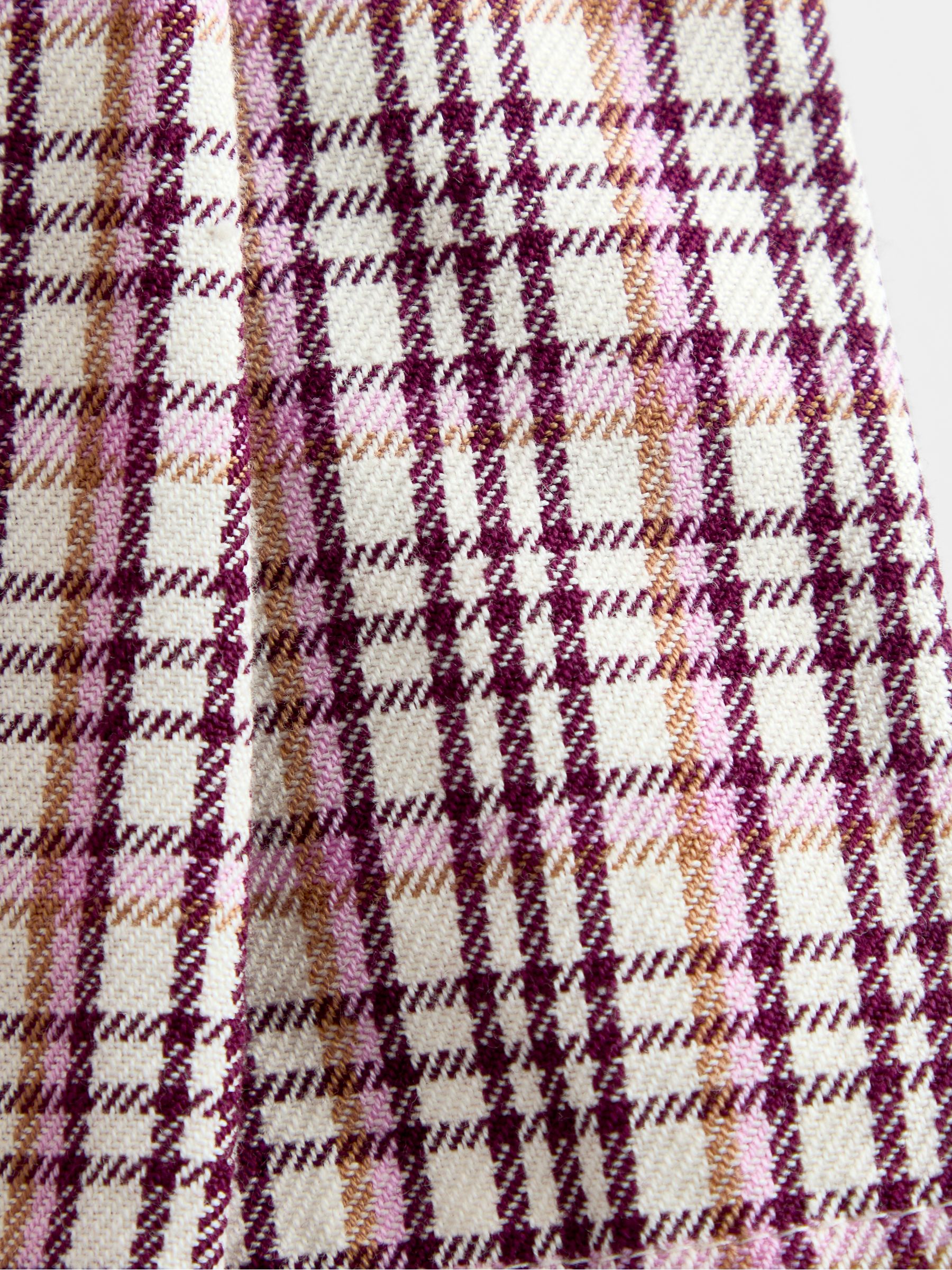 Cream Multi Tartan Skort & Rib Top Set - Image 7 of 7