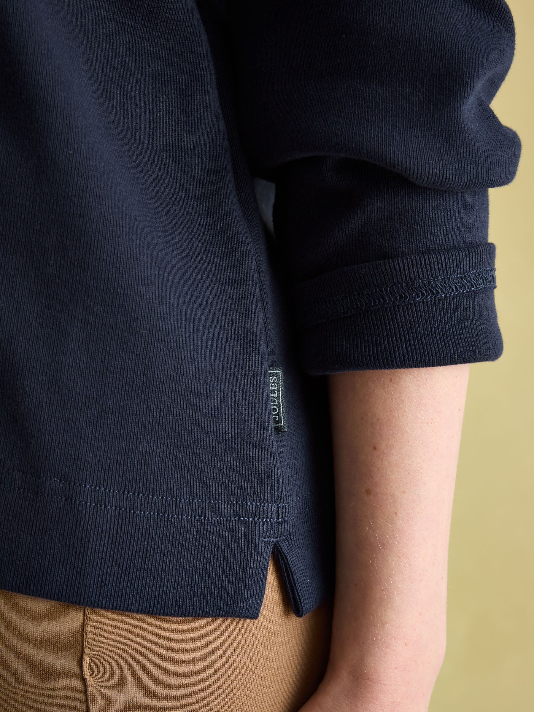Harbour Navy Damask Boat Neck Printed Top - Image 5 of 6