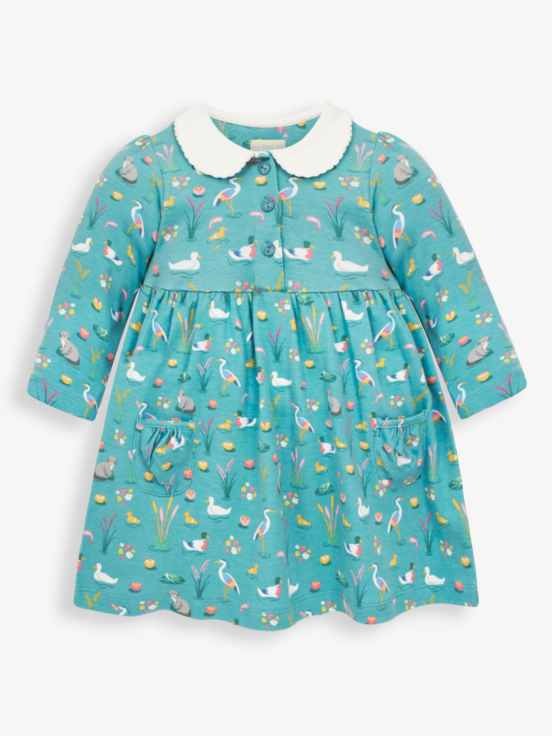 Duck Egg Girls' Down By the River Pet in Pocket Dress - Image 1 of 4