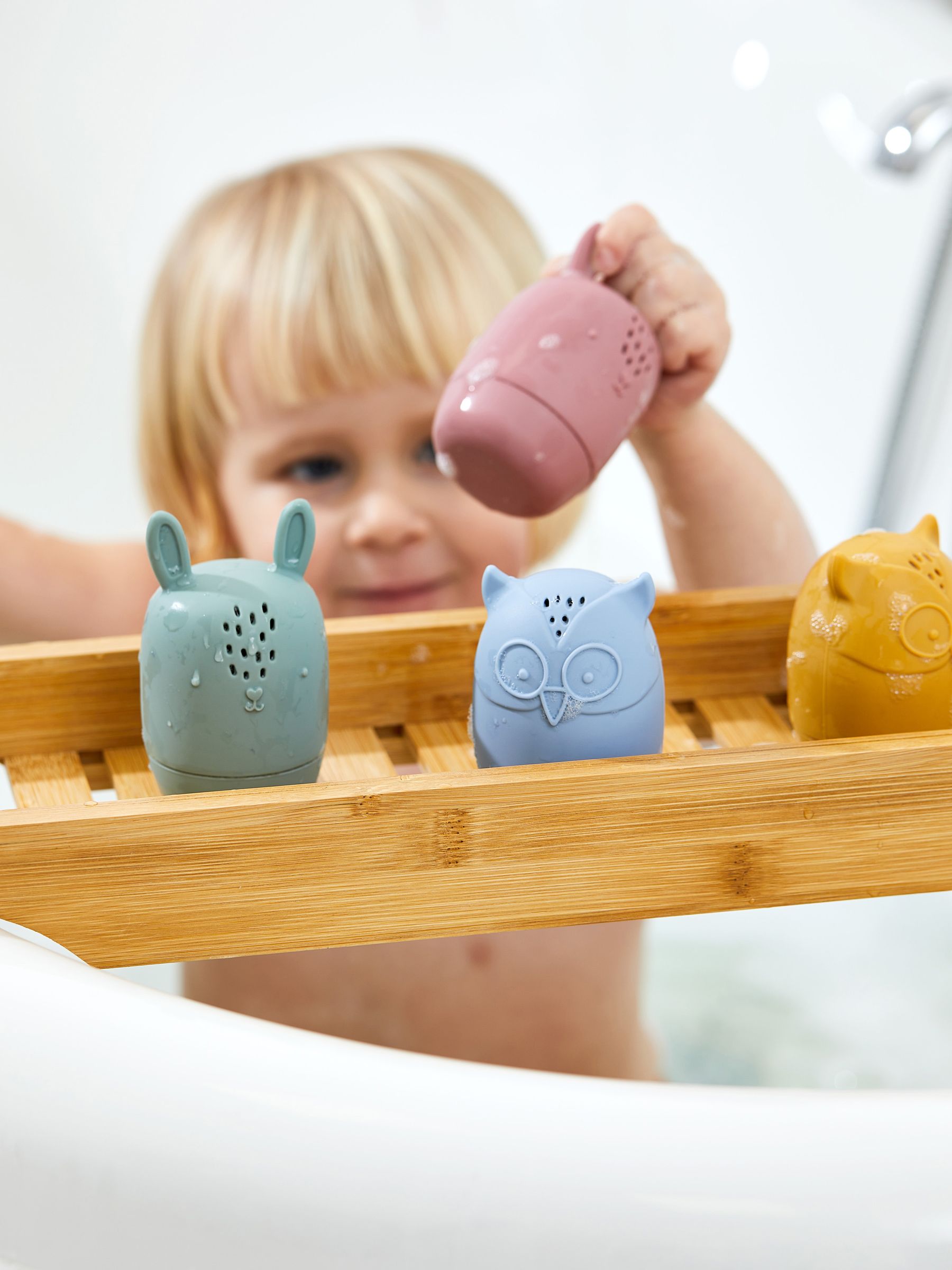 Set of 4 Woodland Bath Squirters - Image 2 of 4