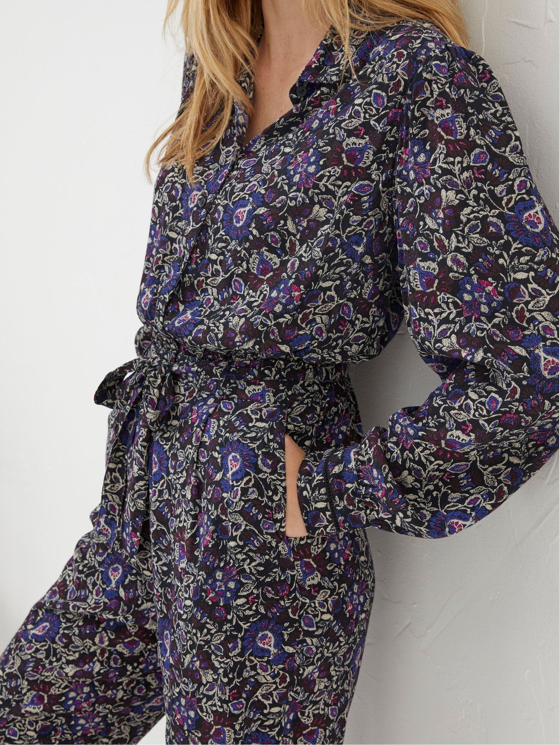 Black Vinnie Floral Jumpsuit - Image 5 of 6