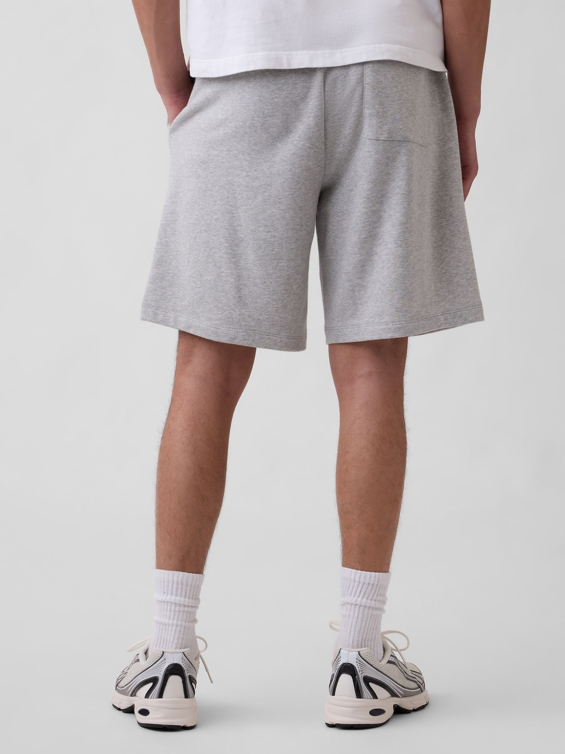 Grey Vintage Soft Terry Relaxed Logo Sweat Shorts - Image 2 of 5