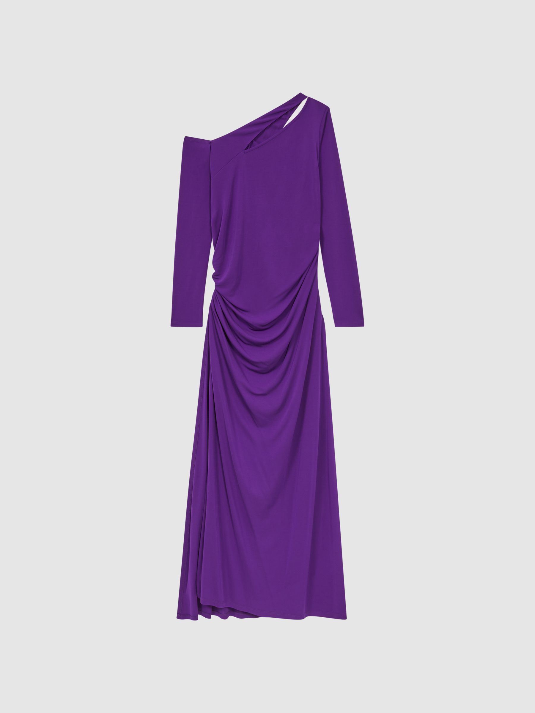 Off-The-Shoulder Cut-Out Maxi Dress in Purple - Image 2 of 4