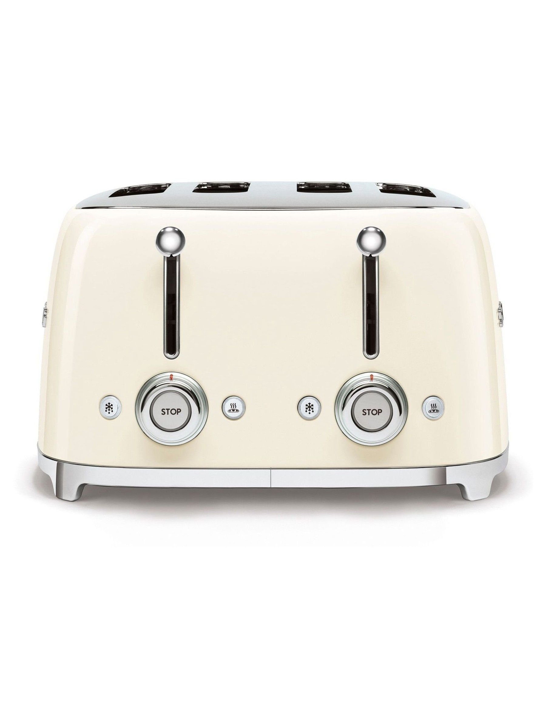 Smeg Cream 4 Slice Toaster - Image 2 of 7 Smeg Cream 4 Slice Toaster - Image 2 of 7