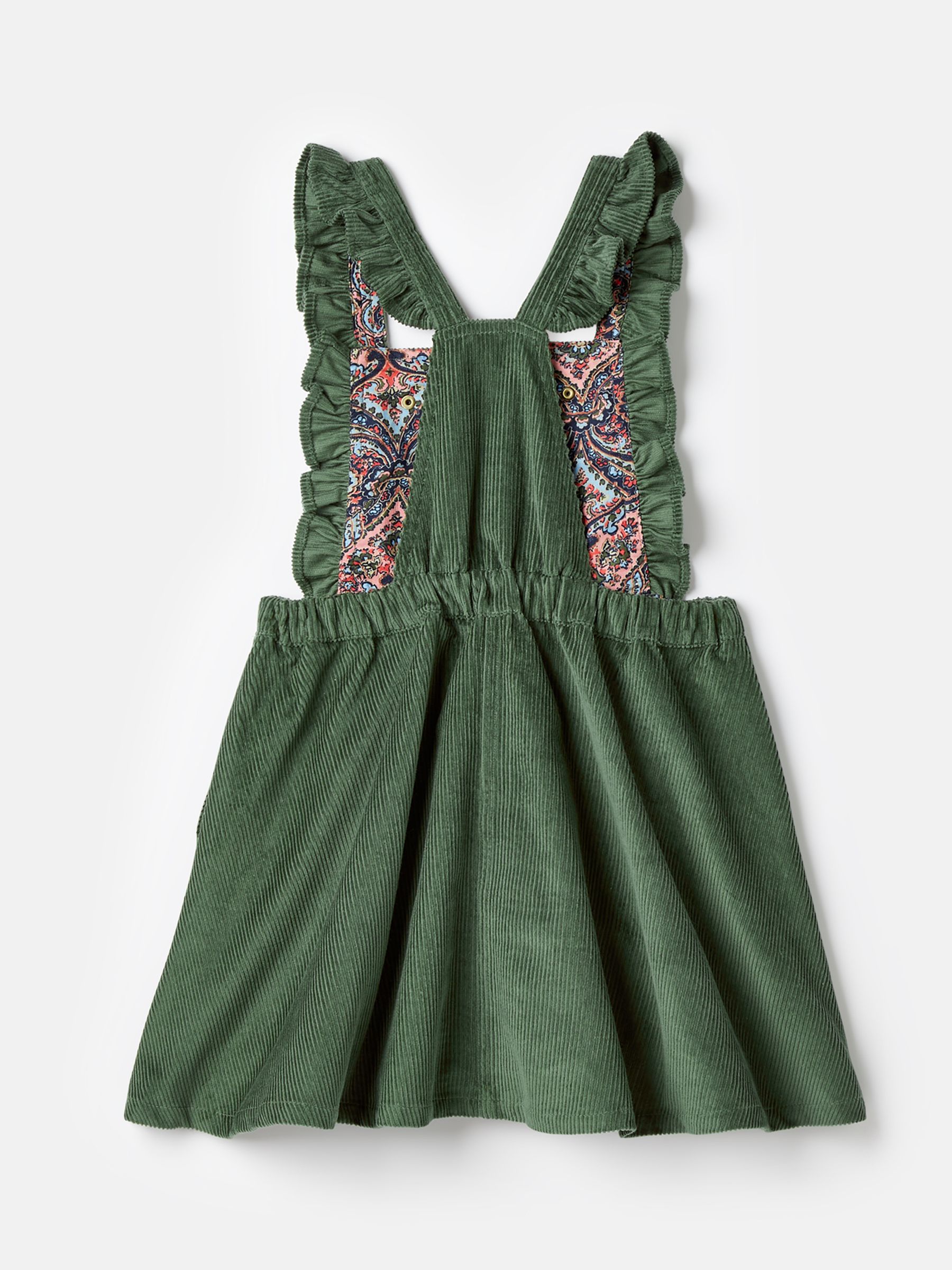 Adaline Green Corduroy Pinafore Dress - Image 2 of 5