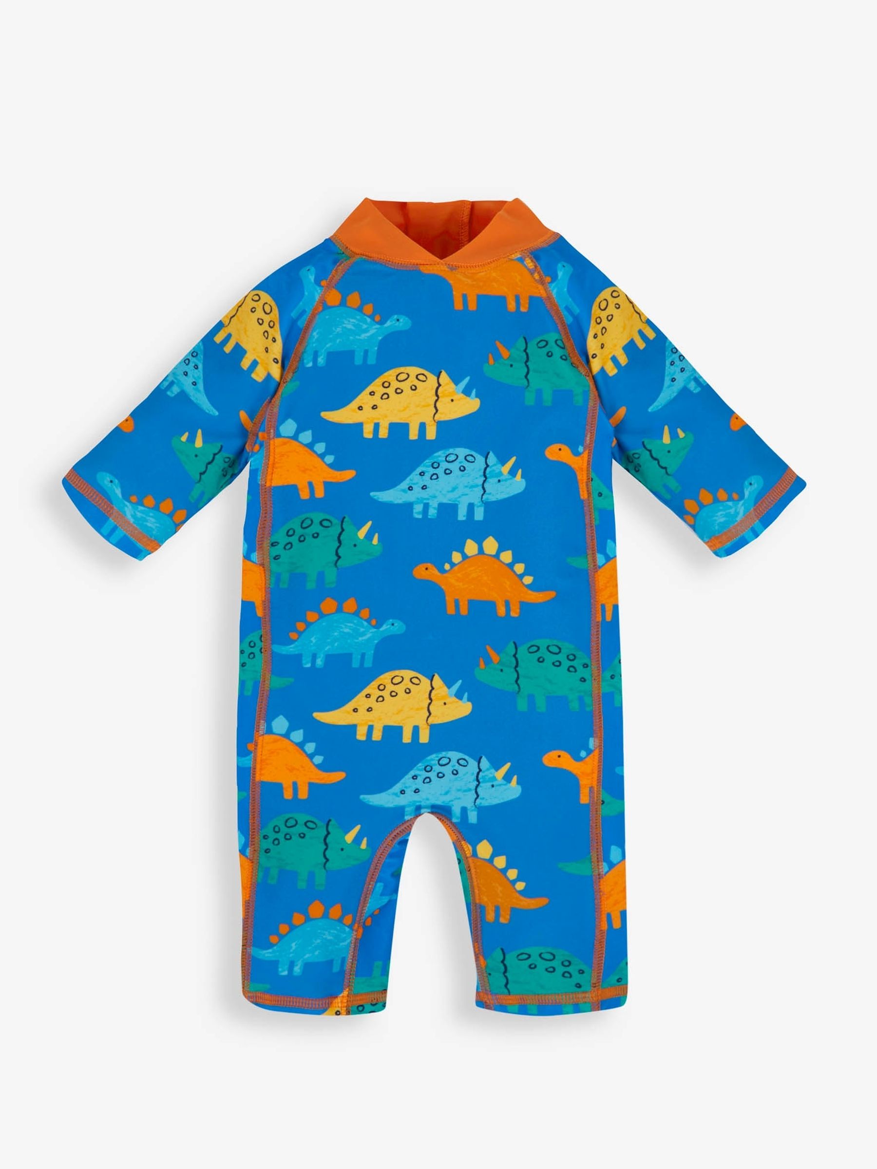 Blue Dinosaur UPF 50 1-Piece Sun Protection Suit - Image 4 of 5