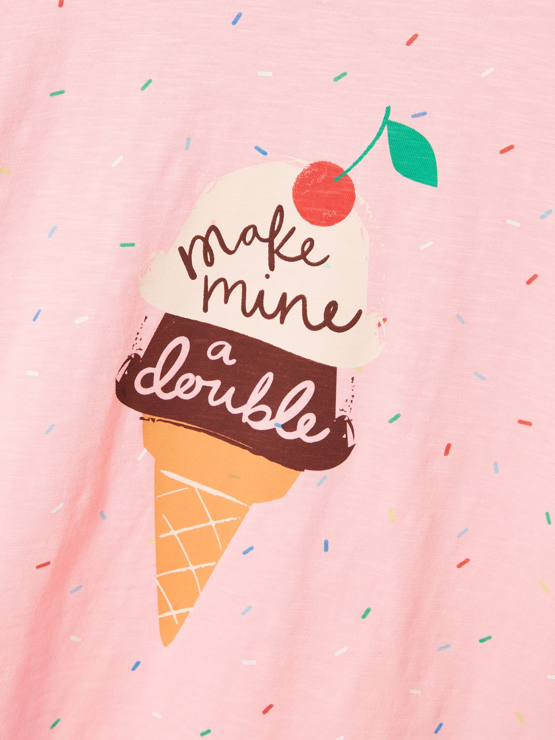 Girls' Fun Days Pink Short Sleeve Graphic T-shirt - Image 5 of 5