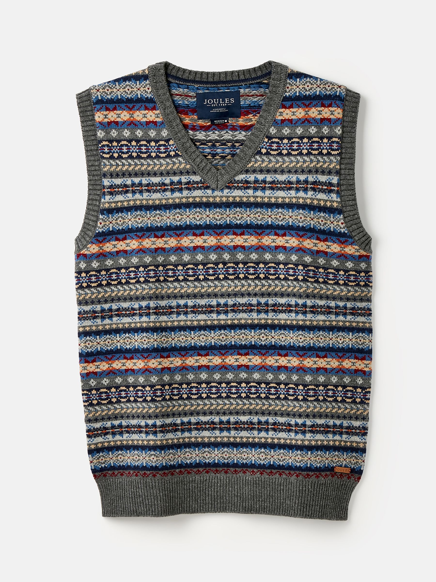 Fair Isle Grey Tank Top - Image 5 of 5