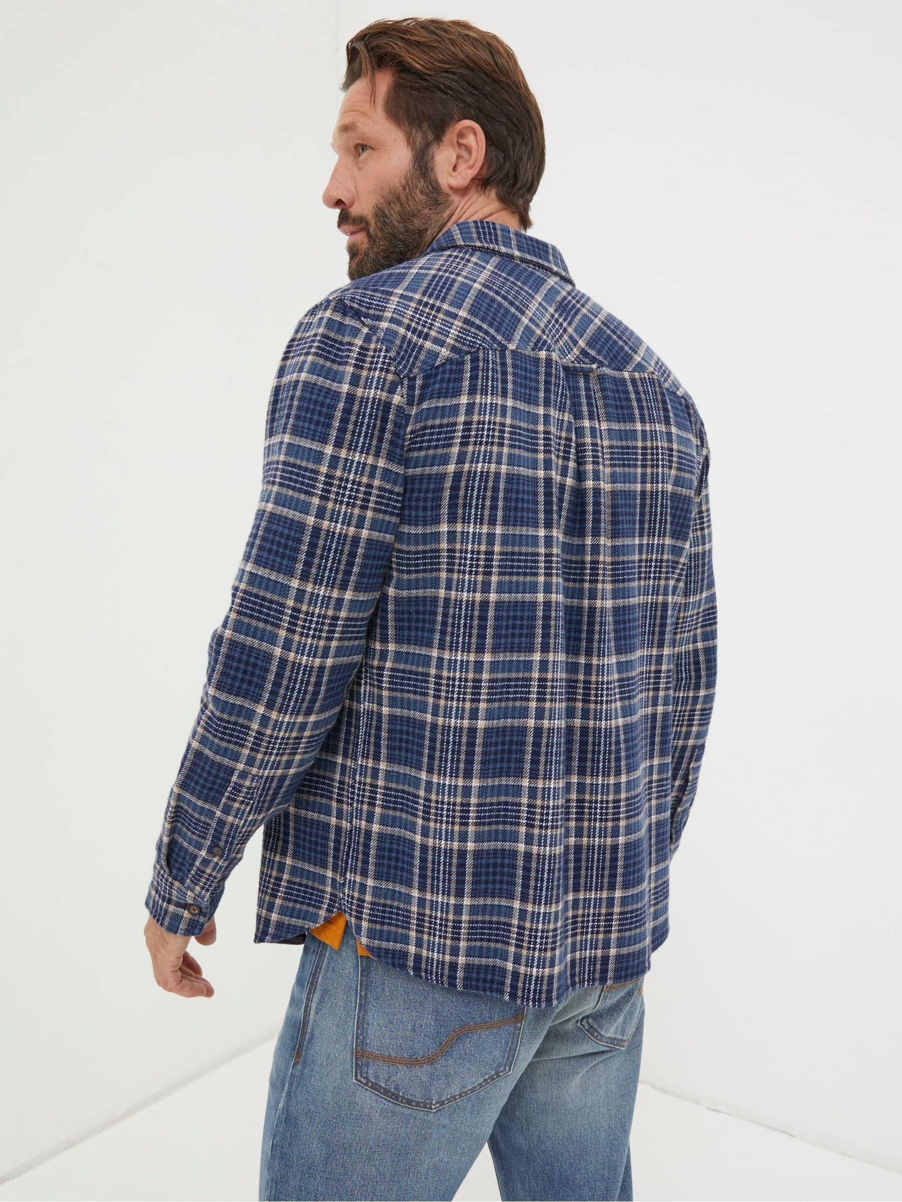 Blue Selsey Check Shirt - Image 3 of 5