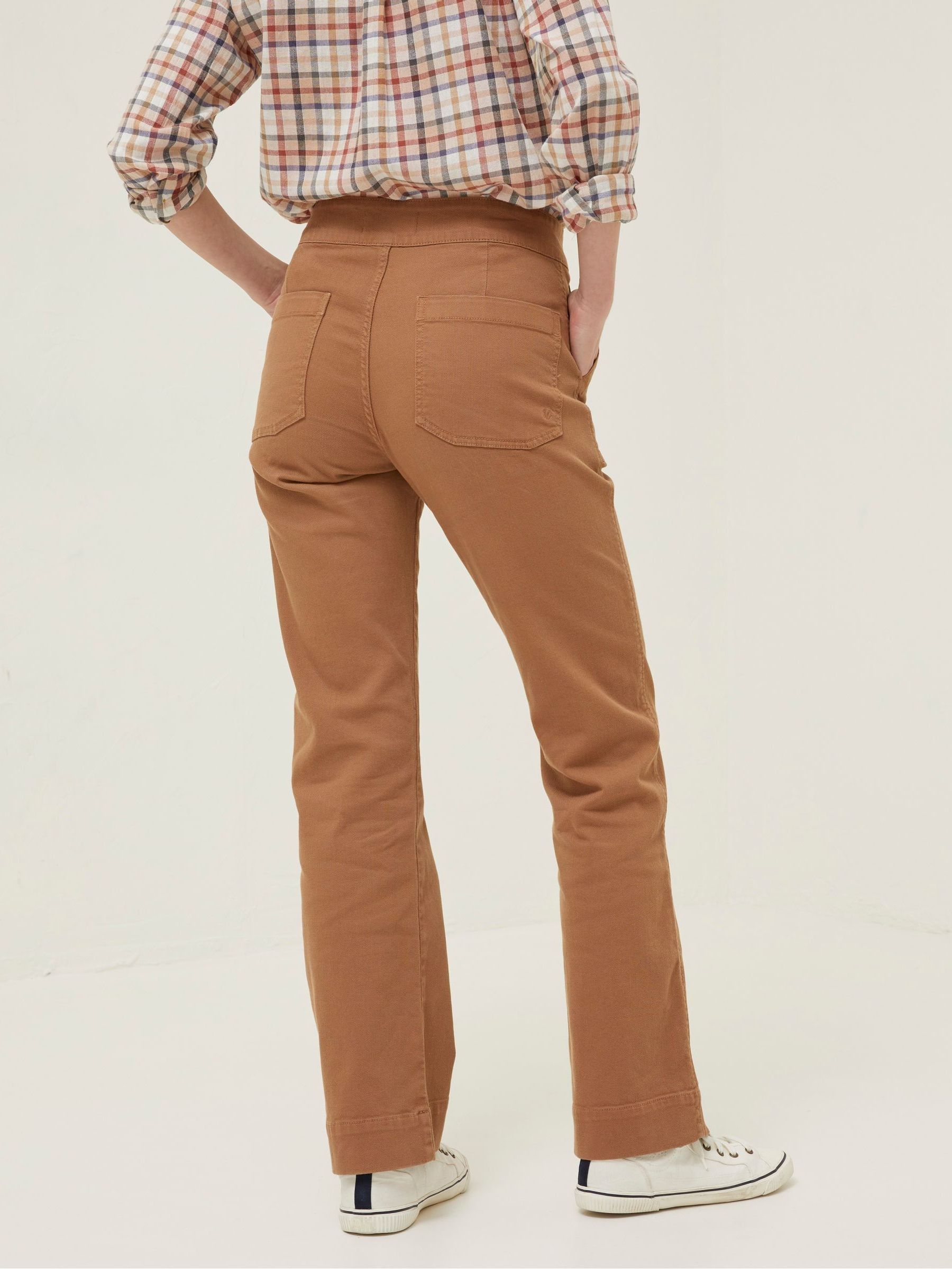 Brown Canvas Ripley Wide Leg Trousers - Image 2 of 5 Brown Canvas Ripley Wide Leg Trousers - Image 2 of 5