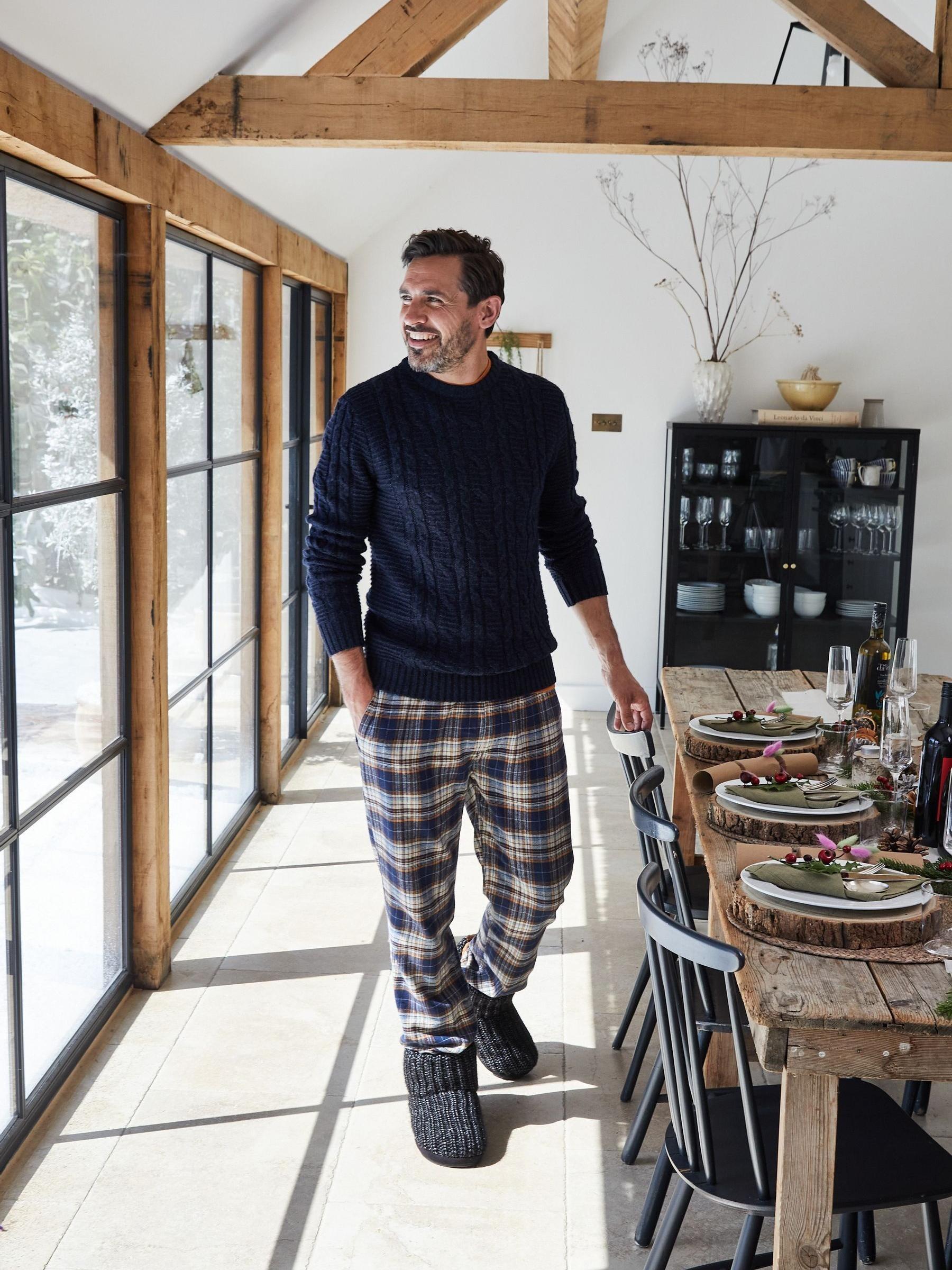 Black Funtley Cable Crew Jumper - Image 5 of 6