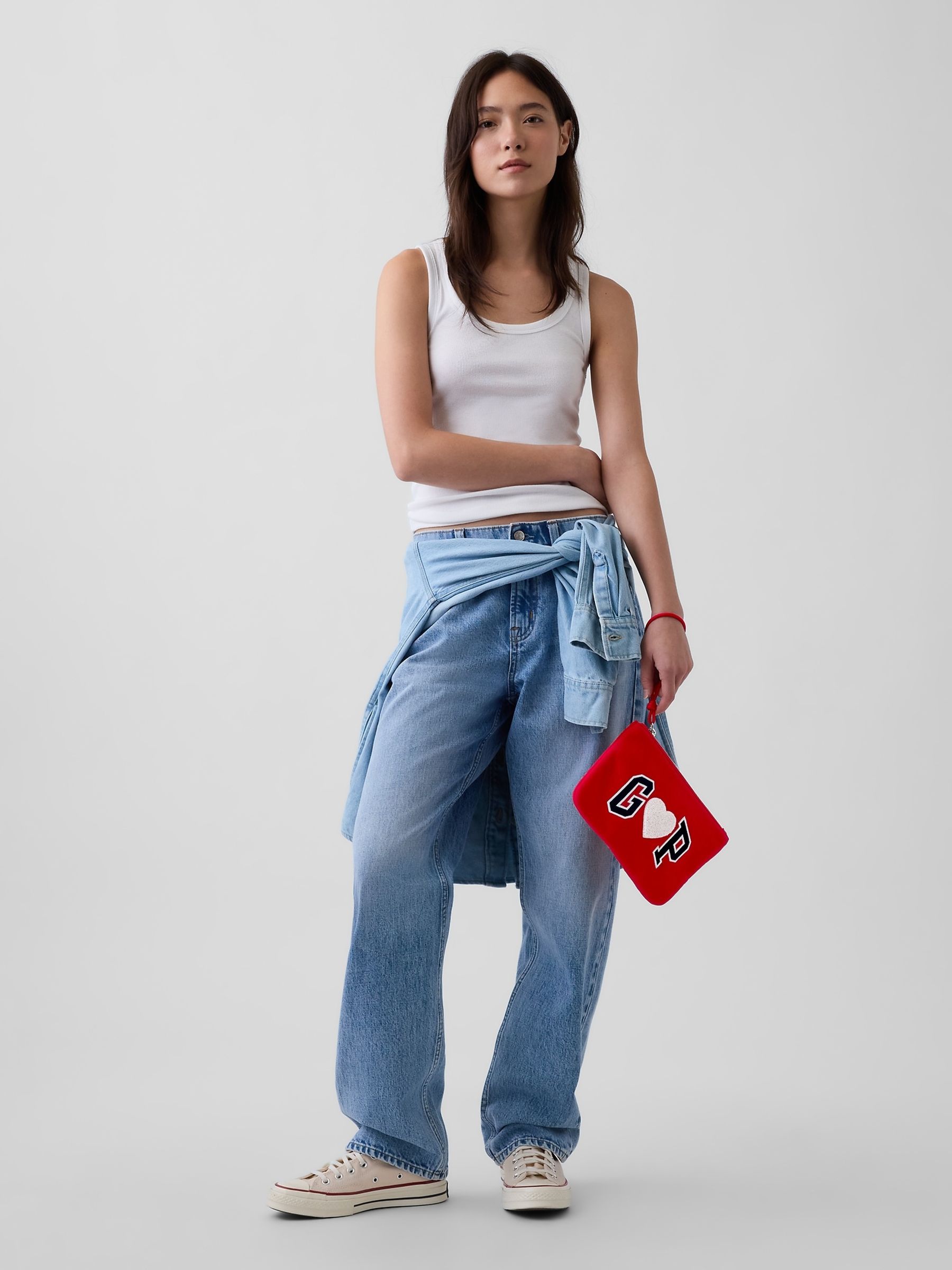 Red Heart Hoodie Pouch - Image 1 of 4