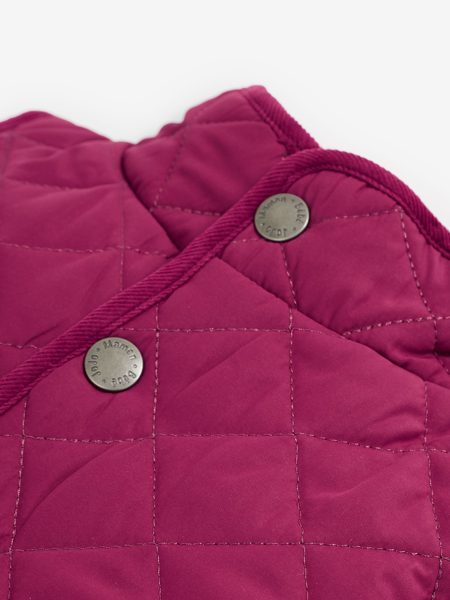 Berry Floral Reversible Quilted Gilet - Image 5 of 5
