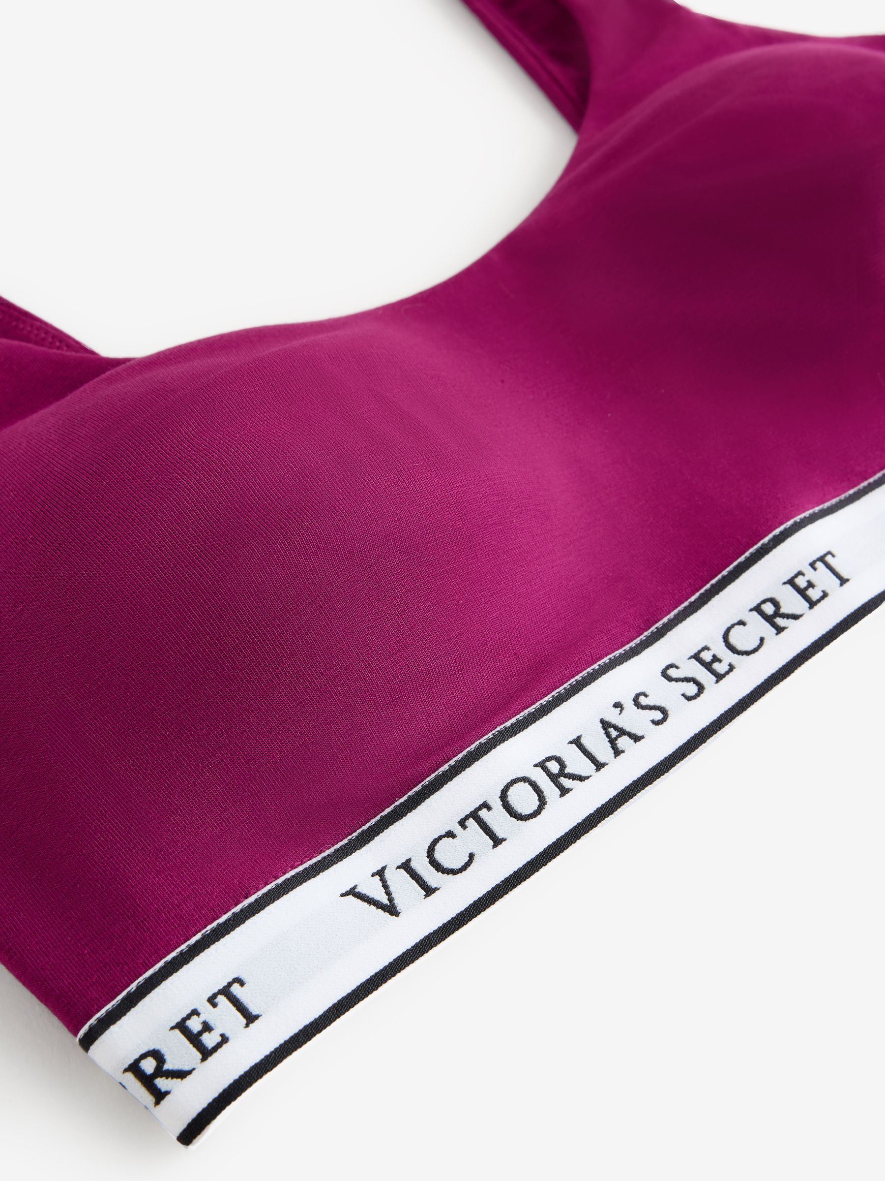 Fresh Jam Purple Cotton Wireless Scoop Bralette - Image 2 of 4