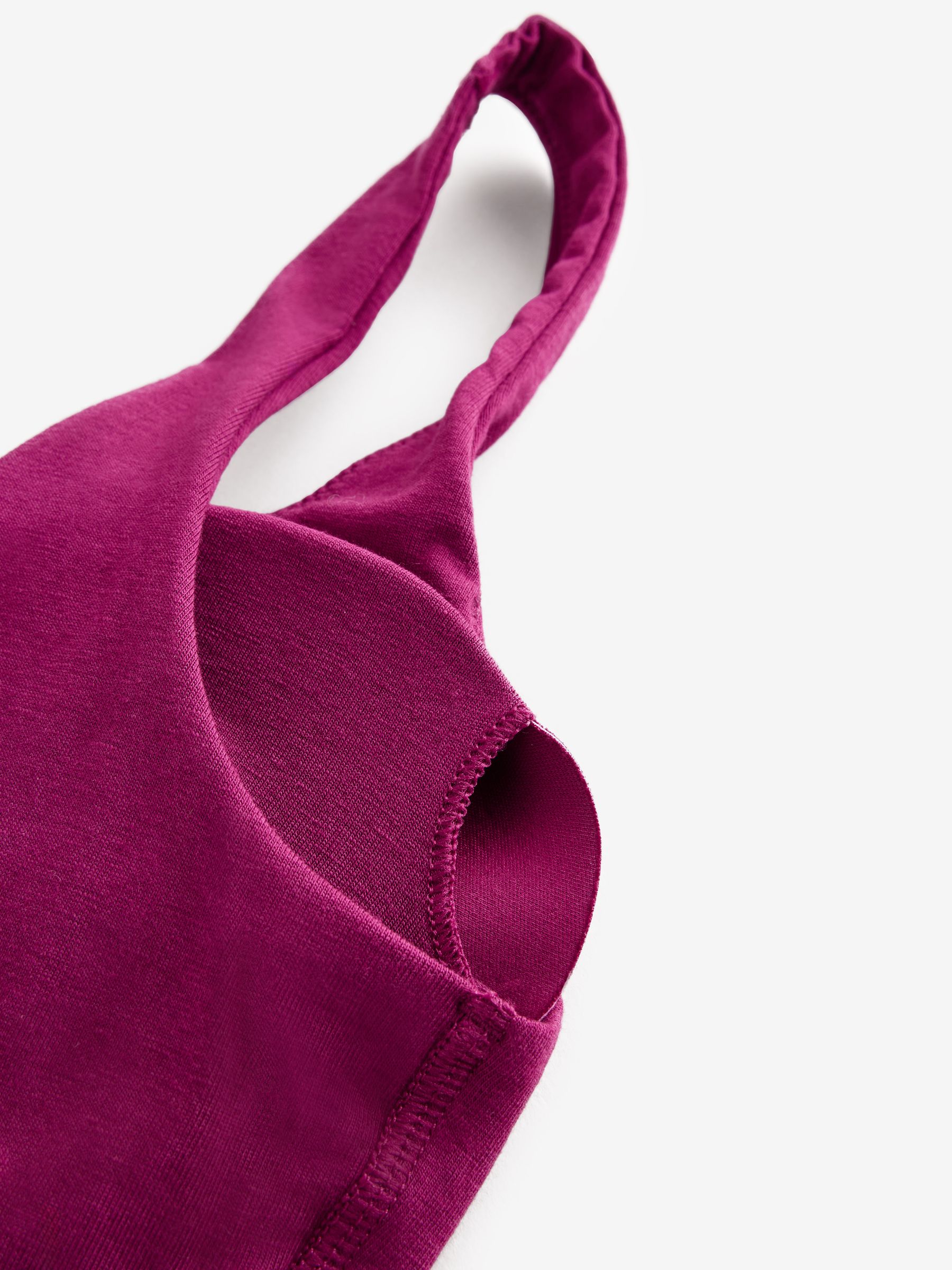 Fresh Jam Purple Cotton Wireless Scoop Bralette - Image 4 of 4