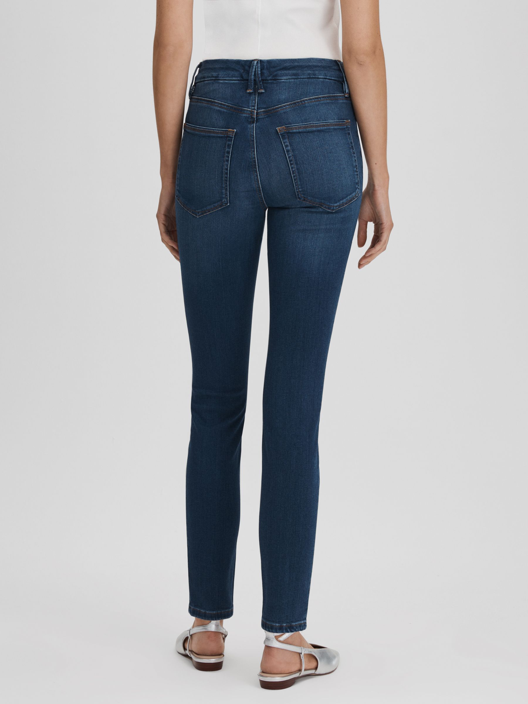 Good American Ultra High Skinny Jeans in Blue - Image 5 of 6
