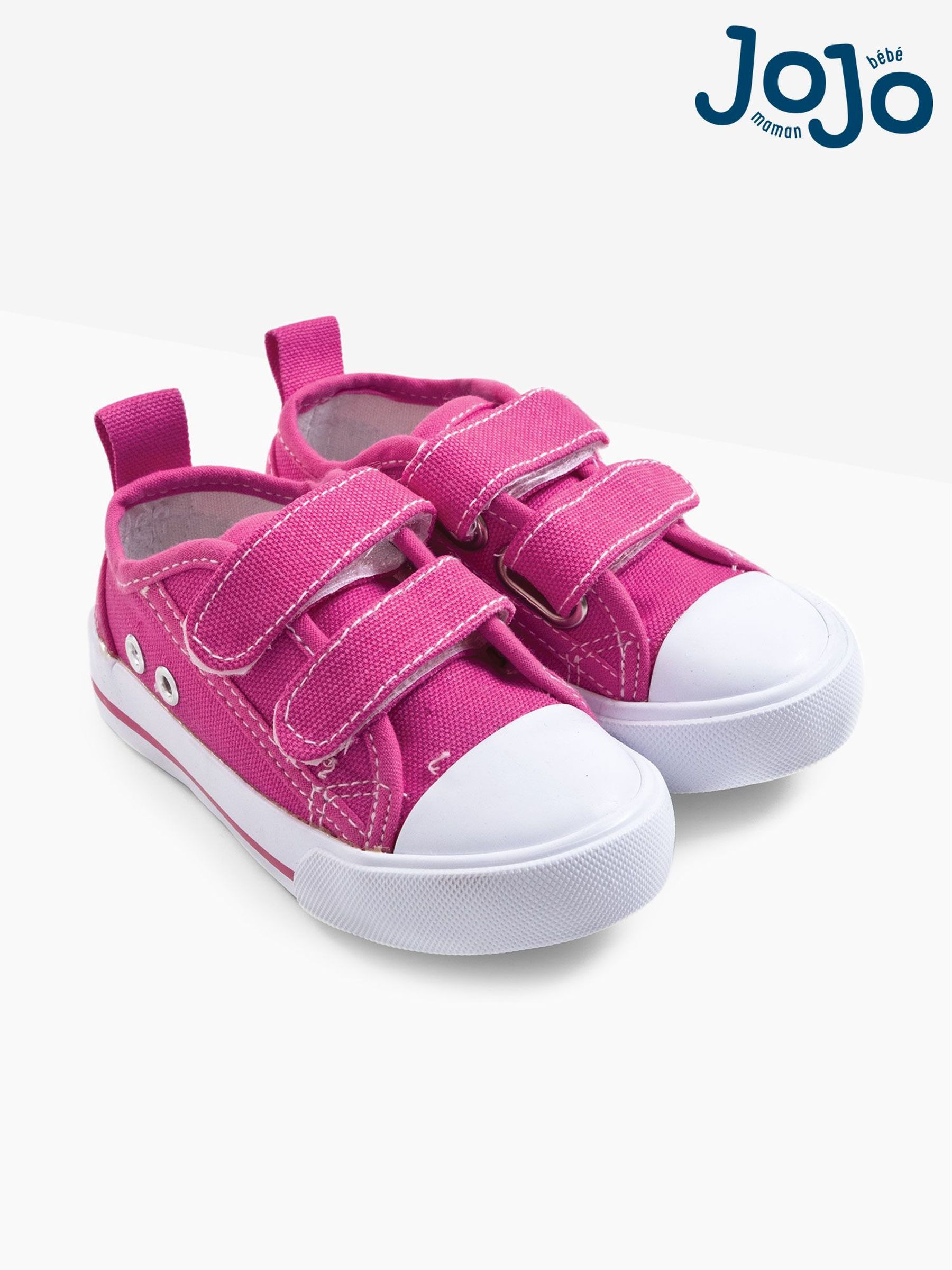 Fuchsia Kids' Canvas Pumps - Image 3 of 3
