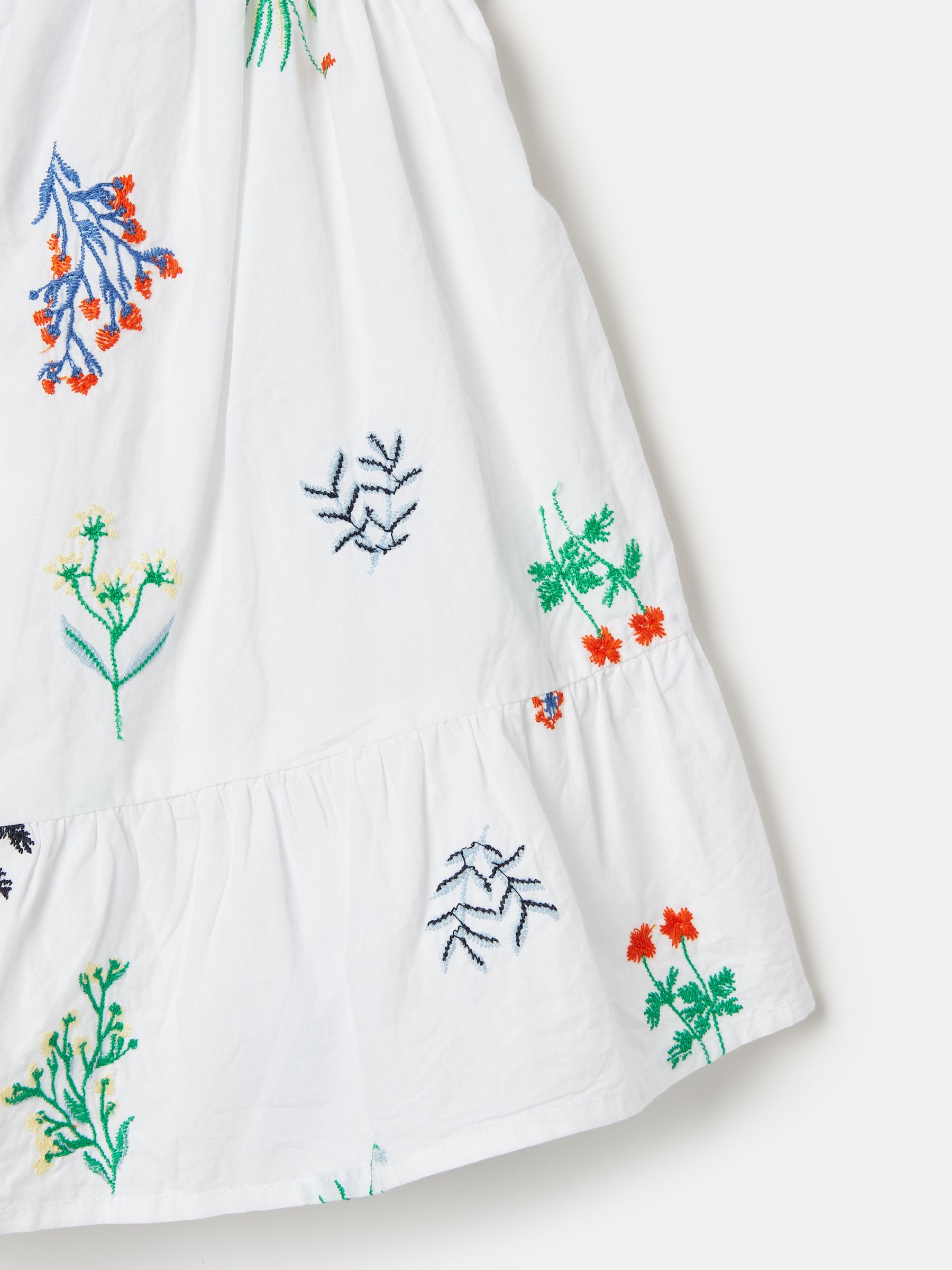 Girls' Playtime White Tiered Woven Top - Image 4 of 5