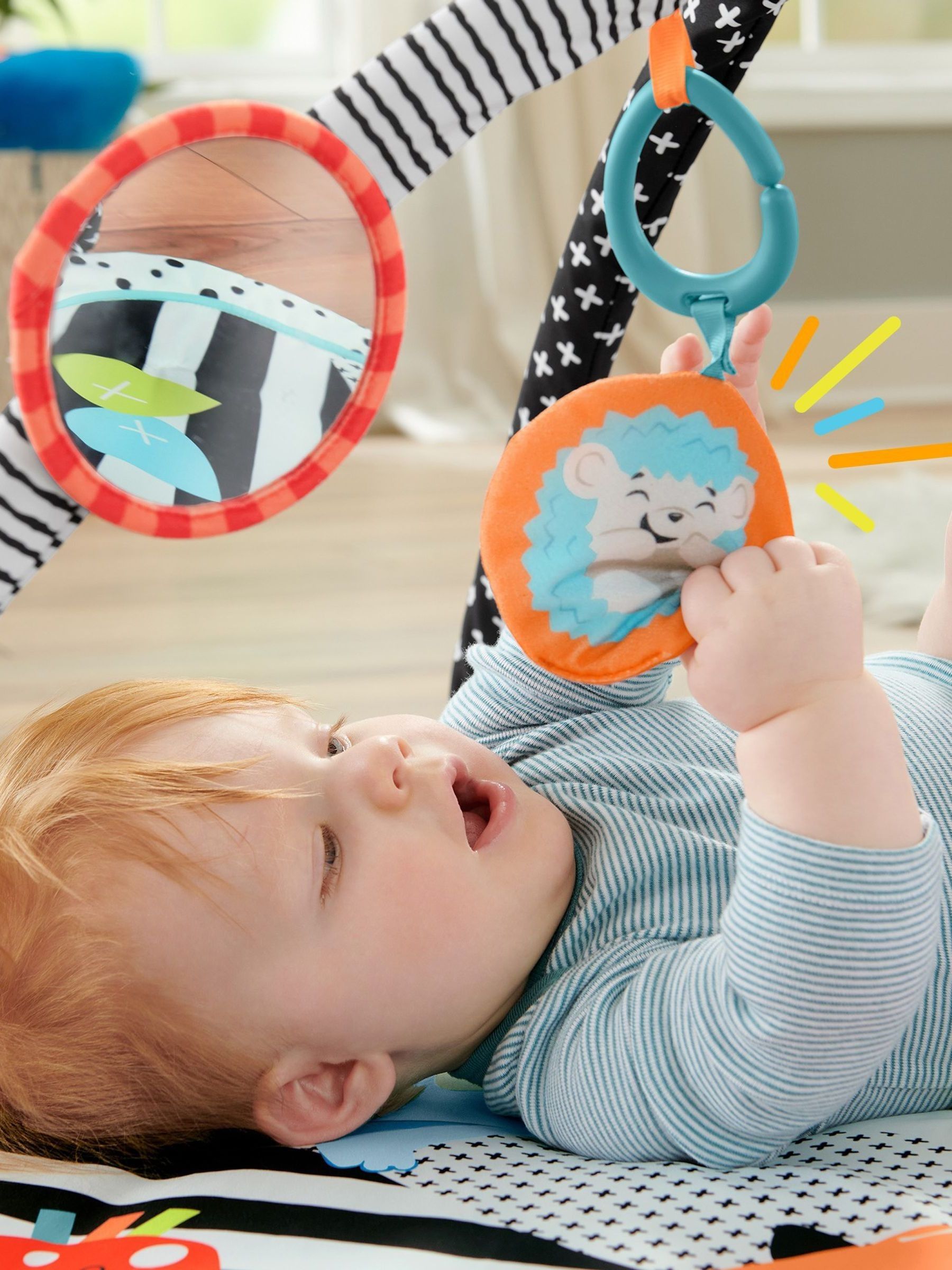 Fisher Price 3-In-1 Music, Glow And Grow Gym - Image 6 of 12