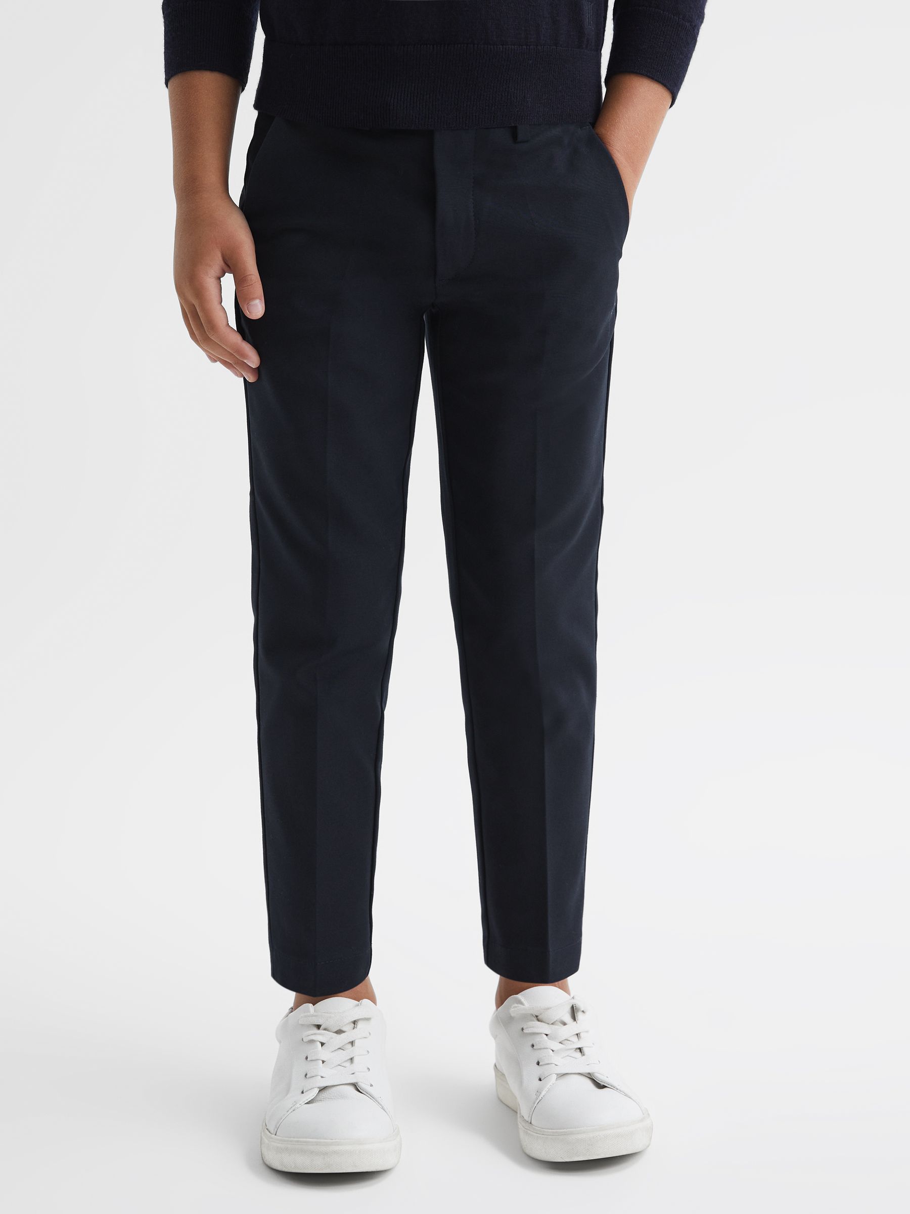 Slim Fit Chinos in Navy - Image 1 of 6
