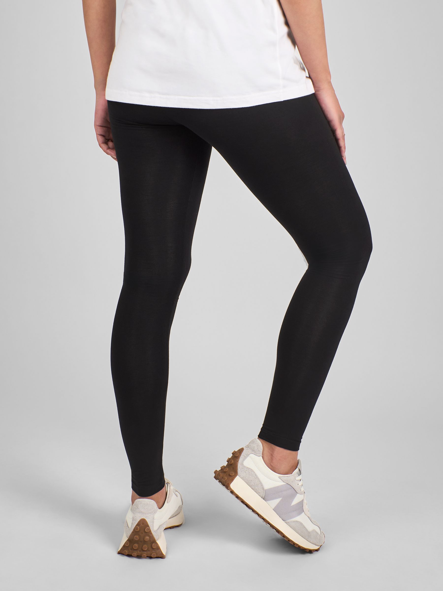 Black Maternity Everyday Leggings - Image 2 of 5