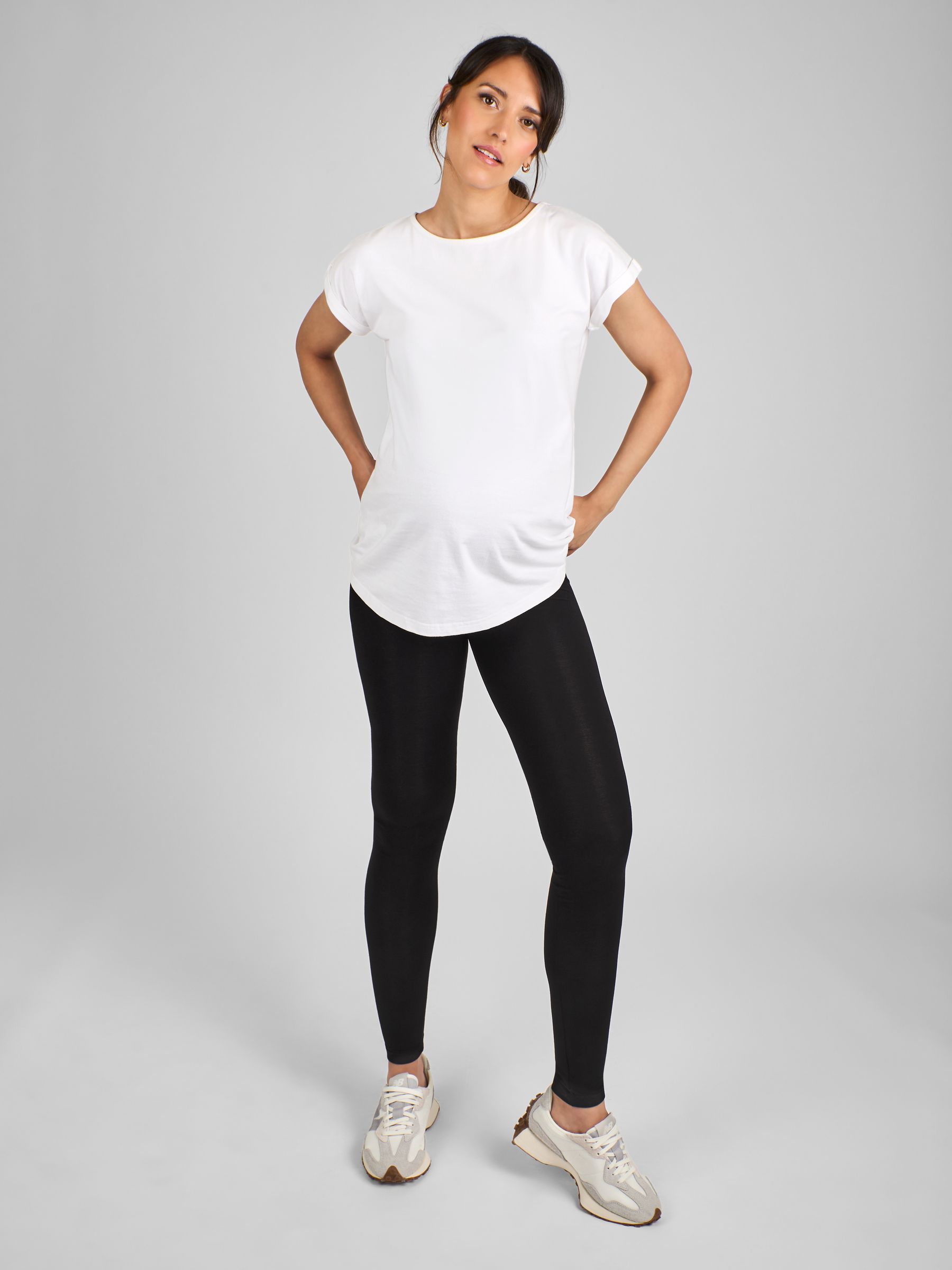 Black Maternity Everyday Leggings - Image 3 of 5