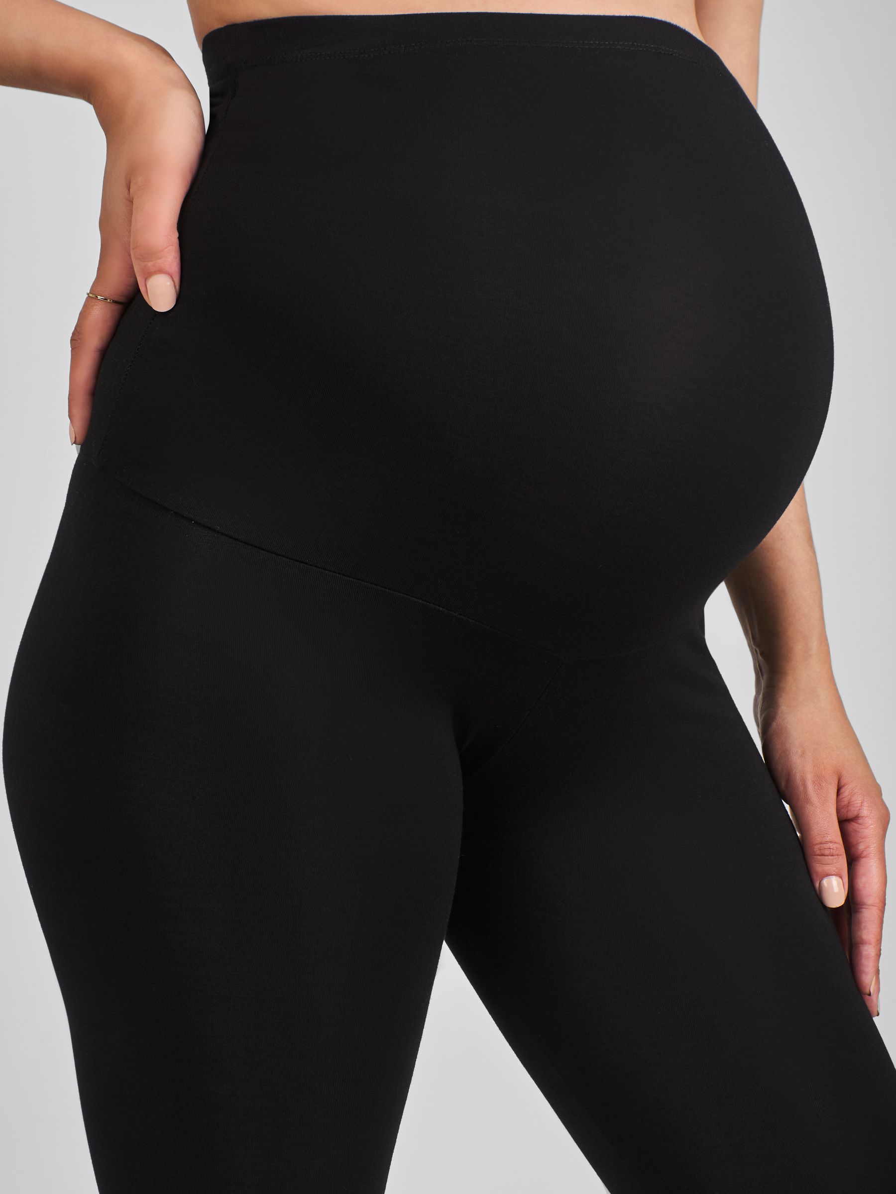 Black Maternity Everyday Leggings - Image 4 of 5