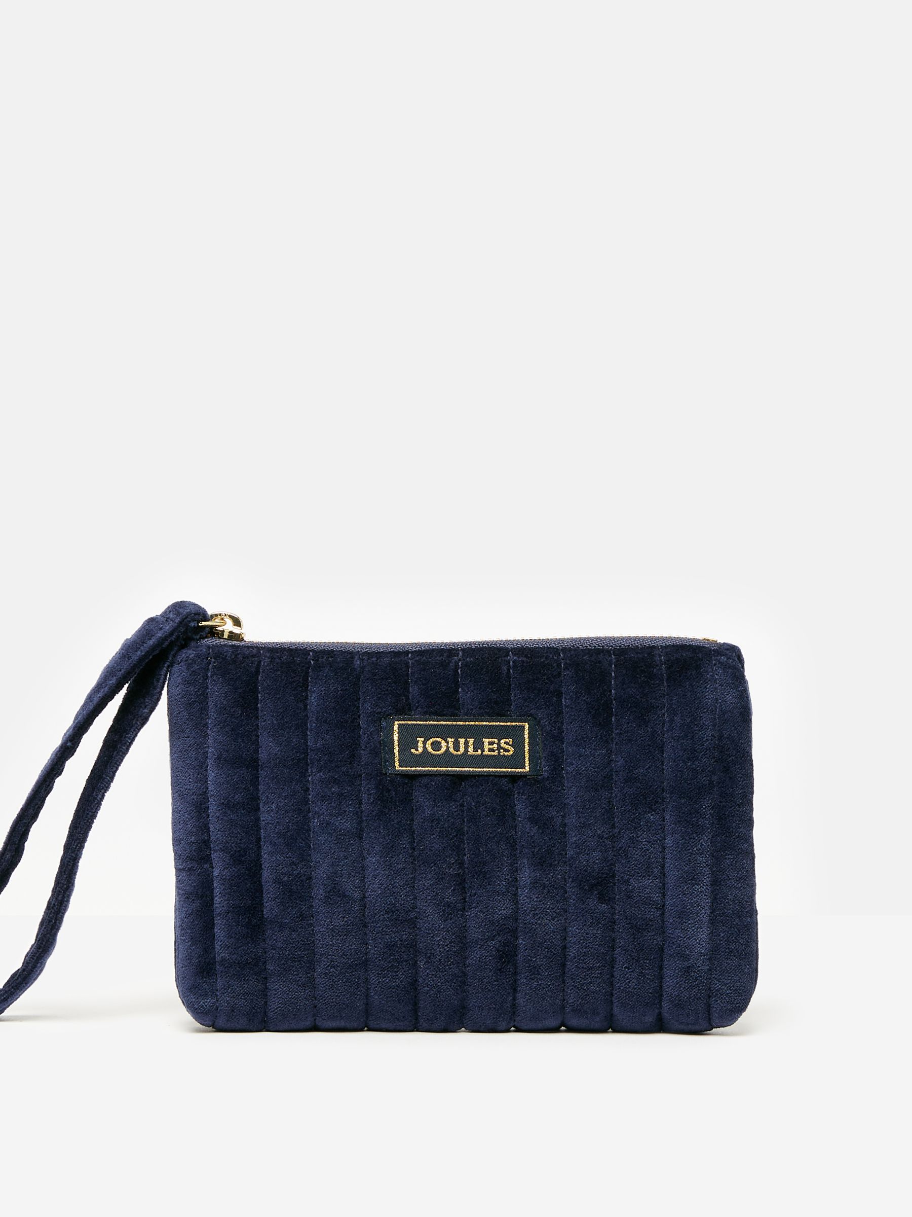 Daphne Navy Blue Velvet Wrist Purse - Image 1 of 4 Daphne Navy Blue Velvet Wrist Purse - Image 1 of 4