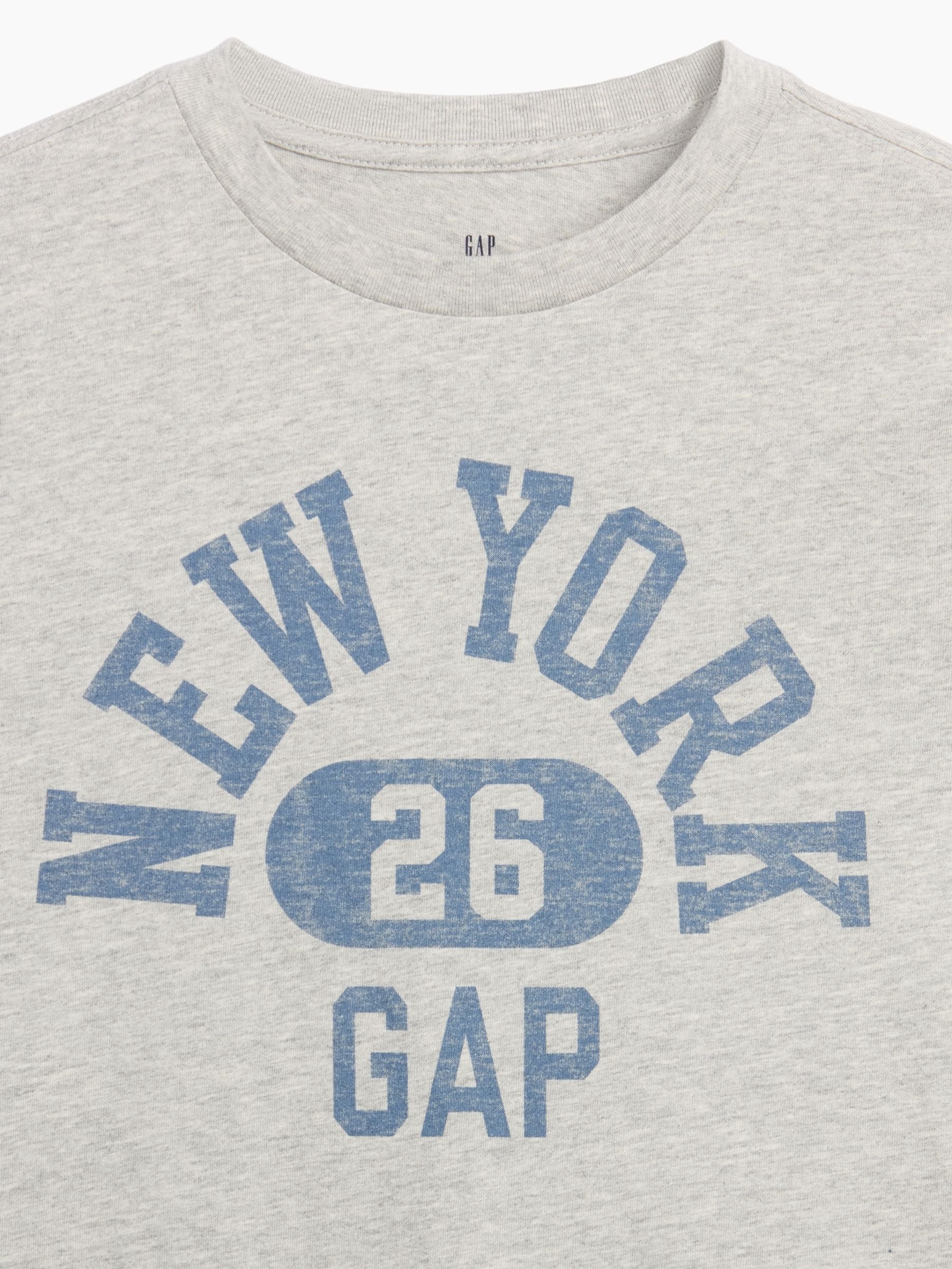 Grey New York Logo Graphic Long-Sleeve T-Shirt - Image 3 of 3