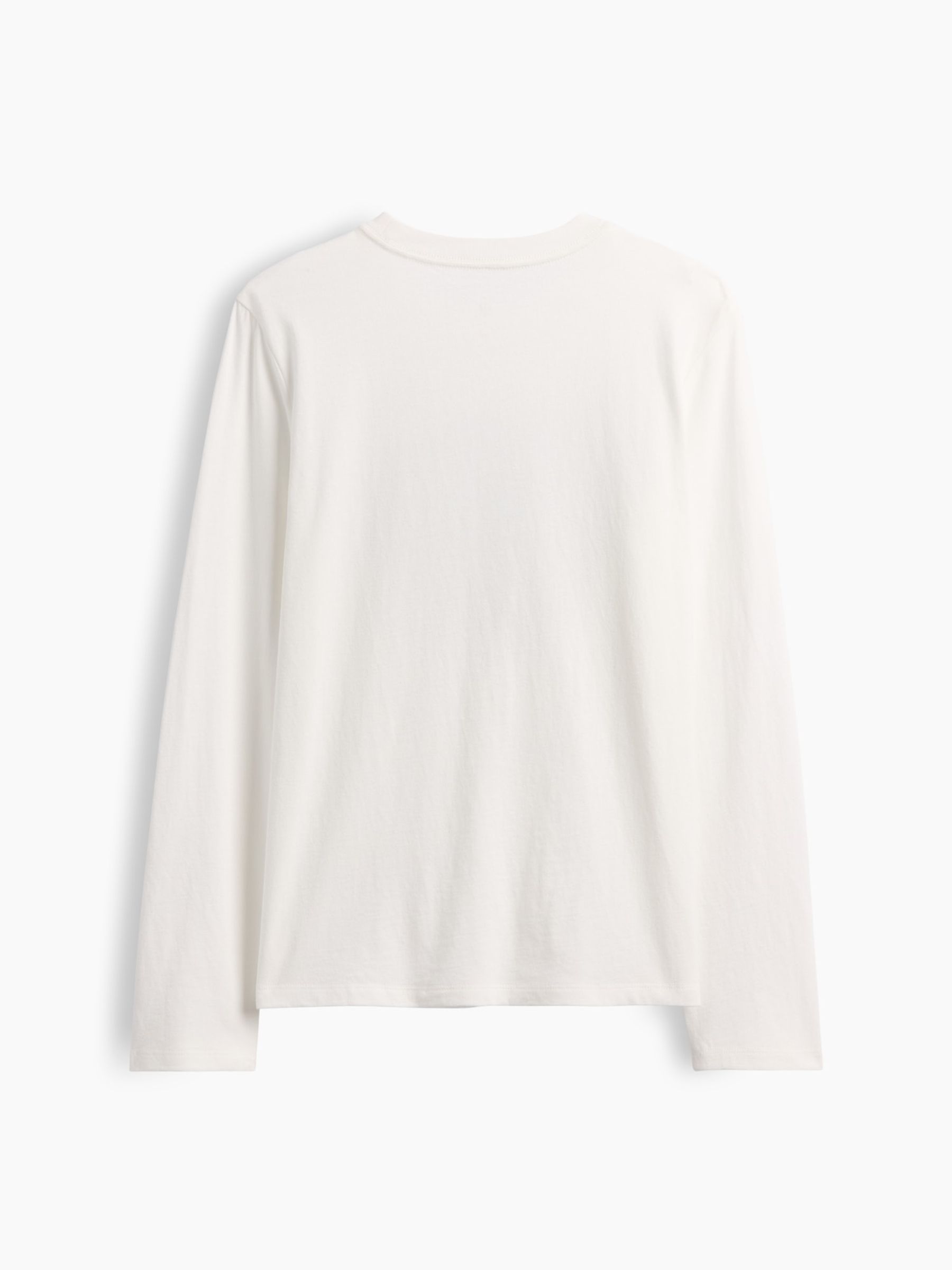 White Logo Graphic Long-Sleeve T-Shirt - Image 2 of 3