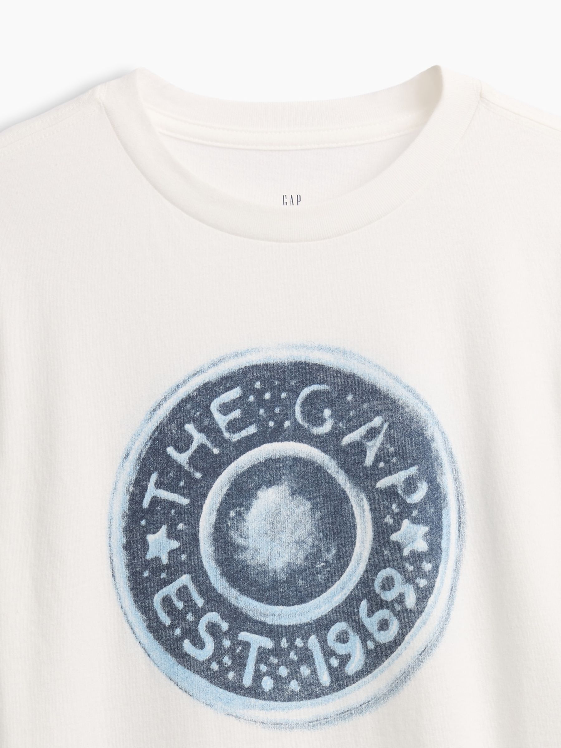 White Logo Graphic Long-Sleeve T-Shirt - Image 3 of 3