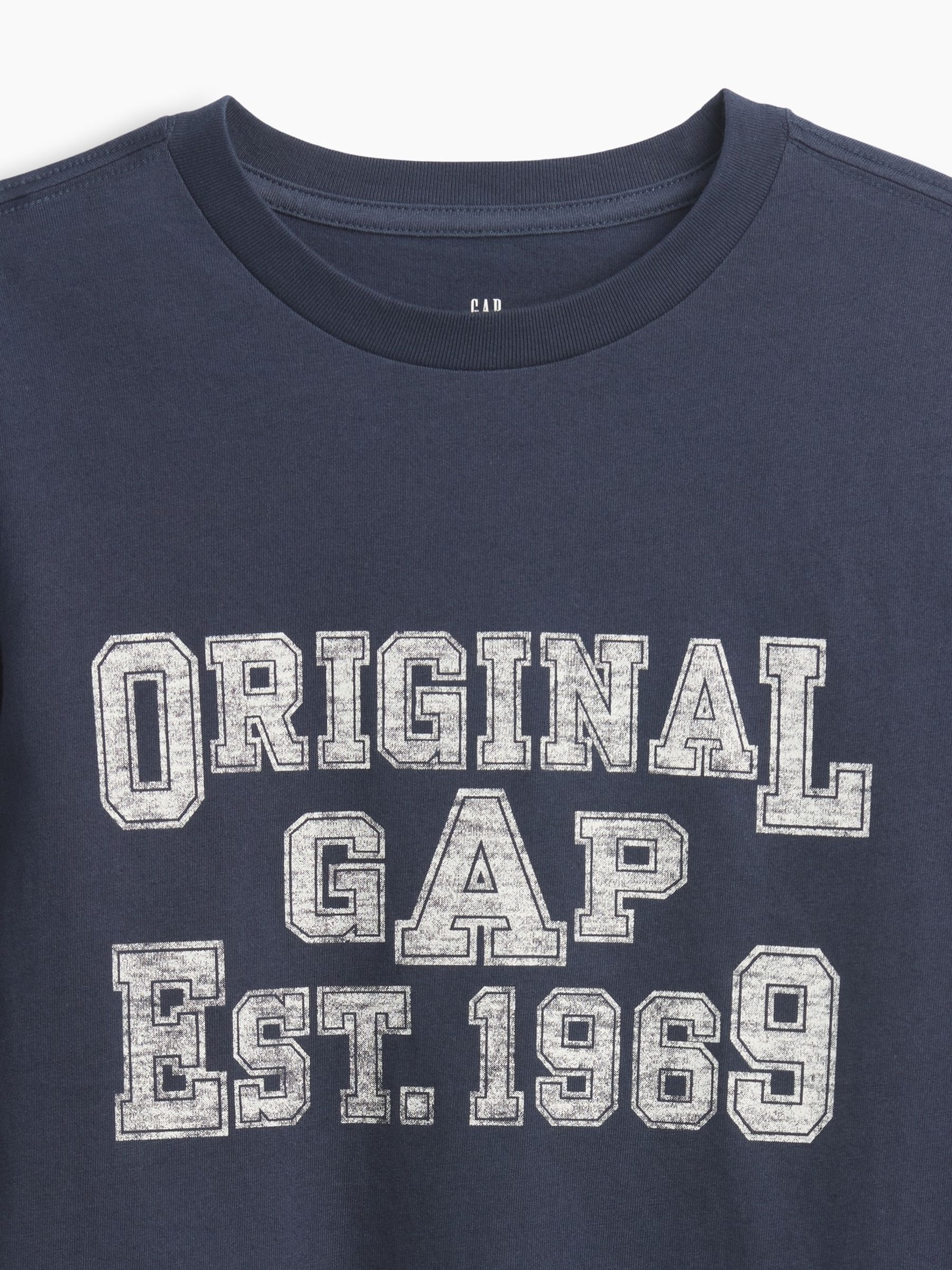 Navy Logo Graphic Long-Sleeve T-Shirt - Image 3 of 3