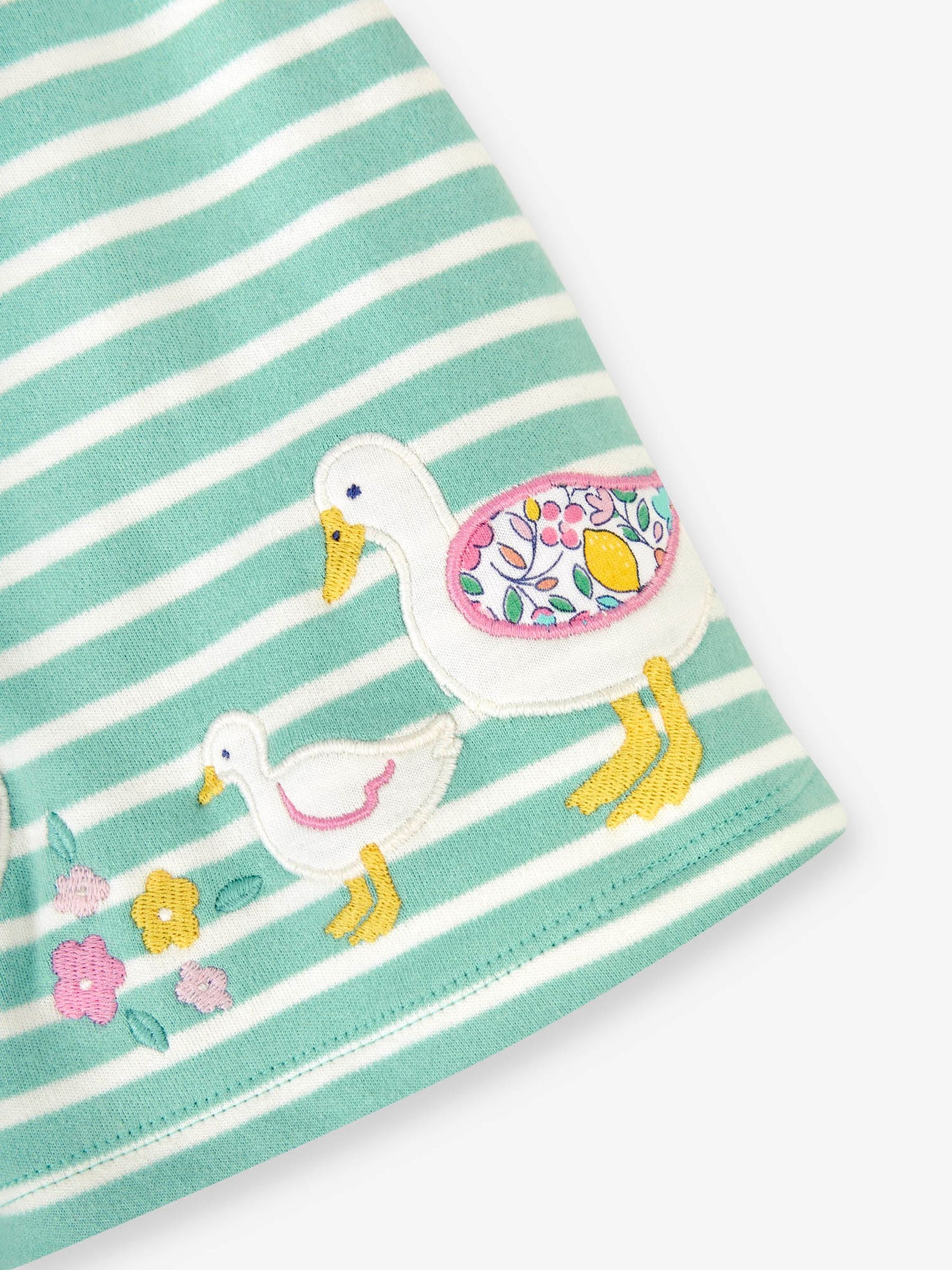 Duck Egg Stripe Duck Appliqué Dress - Image 3 of 3