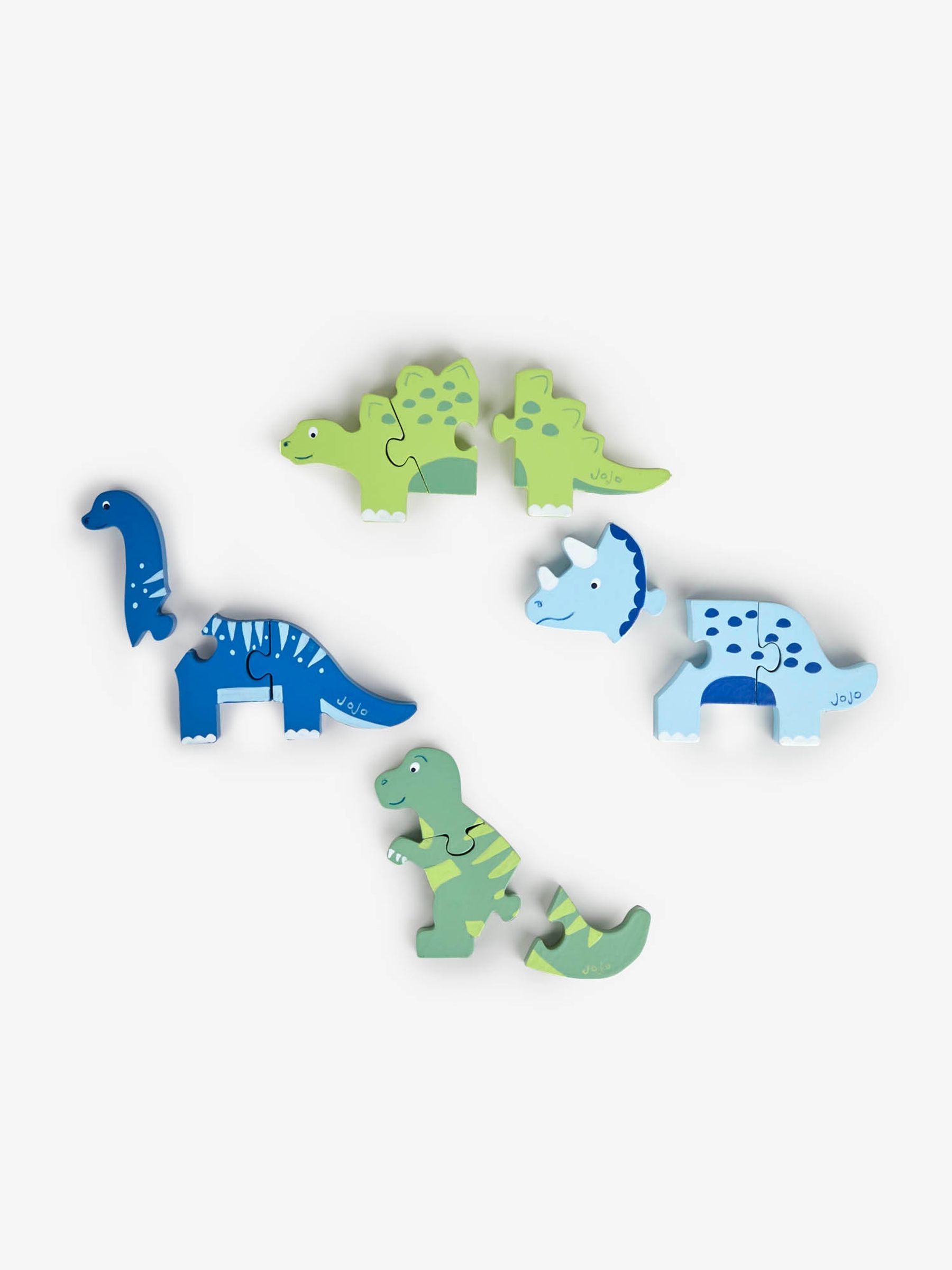 Wooden Dinosaur Puzzle Set - Image 3 of 8