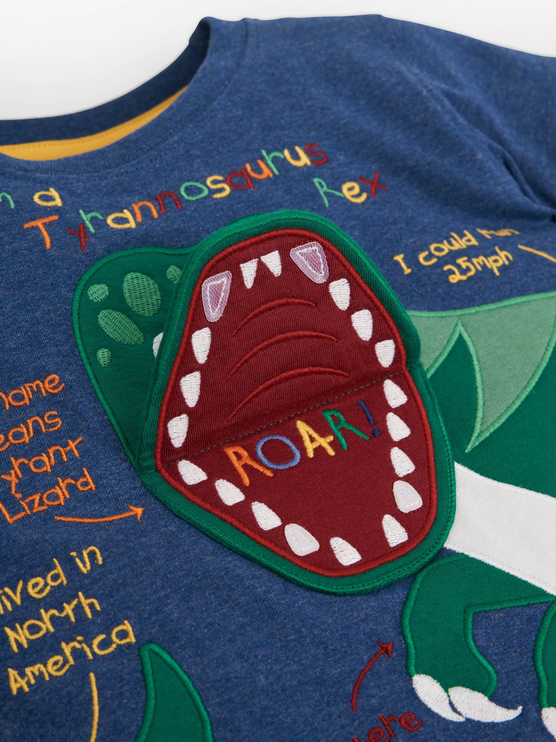 Indigo Boys' T-Rex T-Shirt - Image 3 of 3