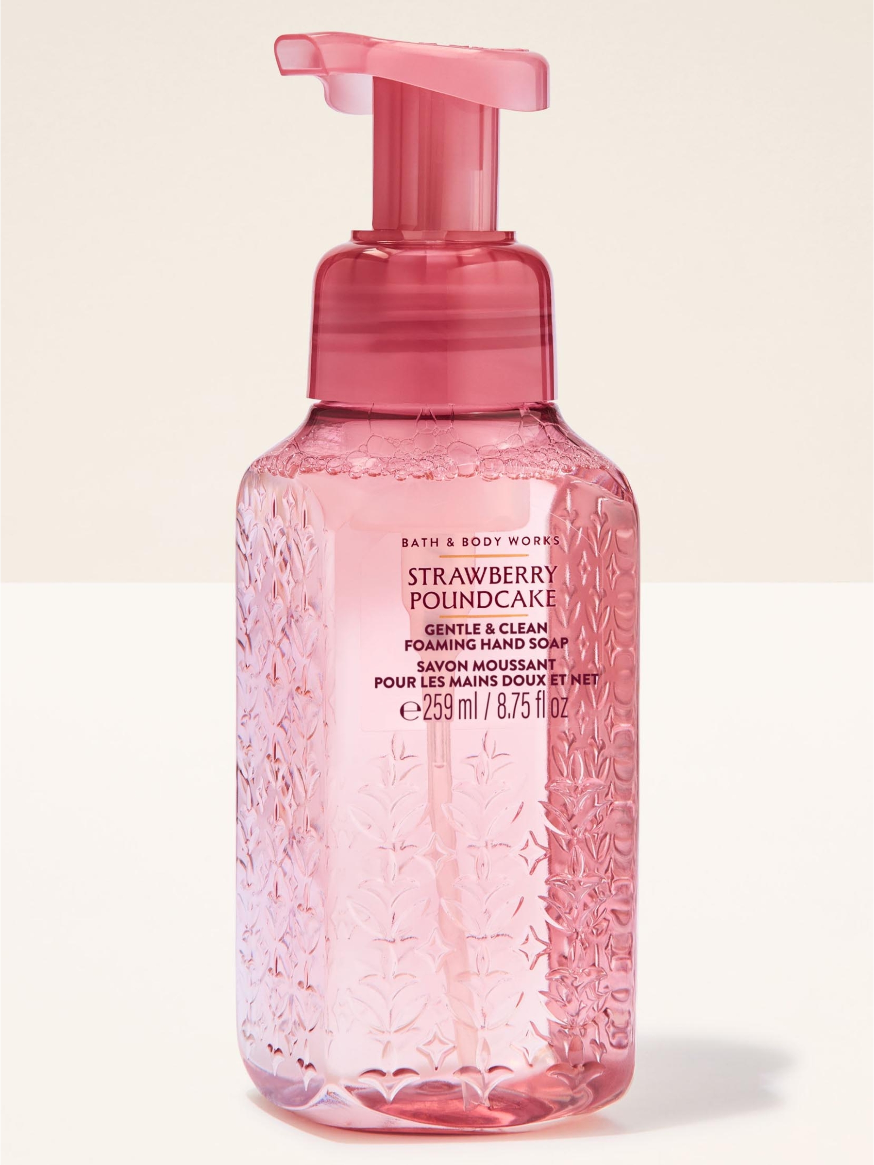 Strawberry Pound Cake Gentle & Clean Foaming Hand Soap 259ml - Image 1 of 3